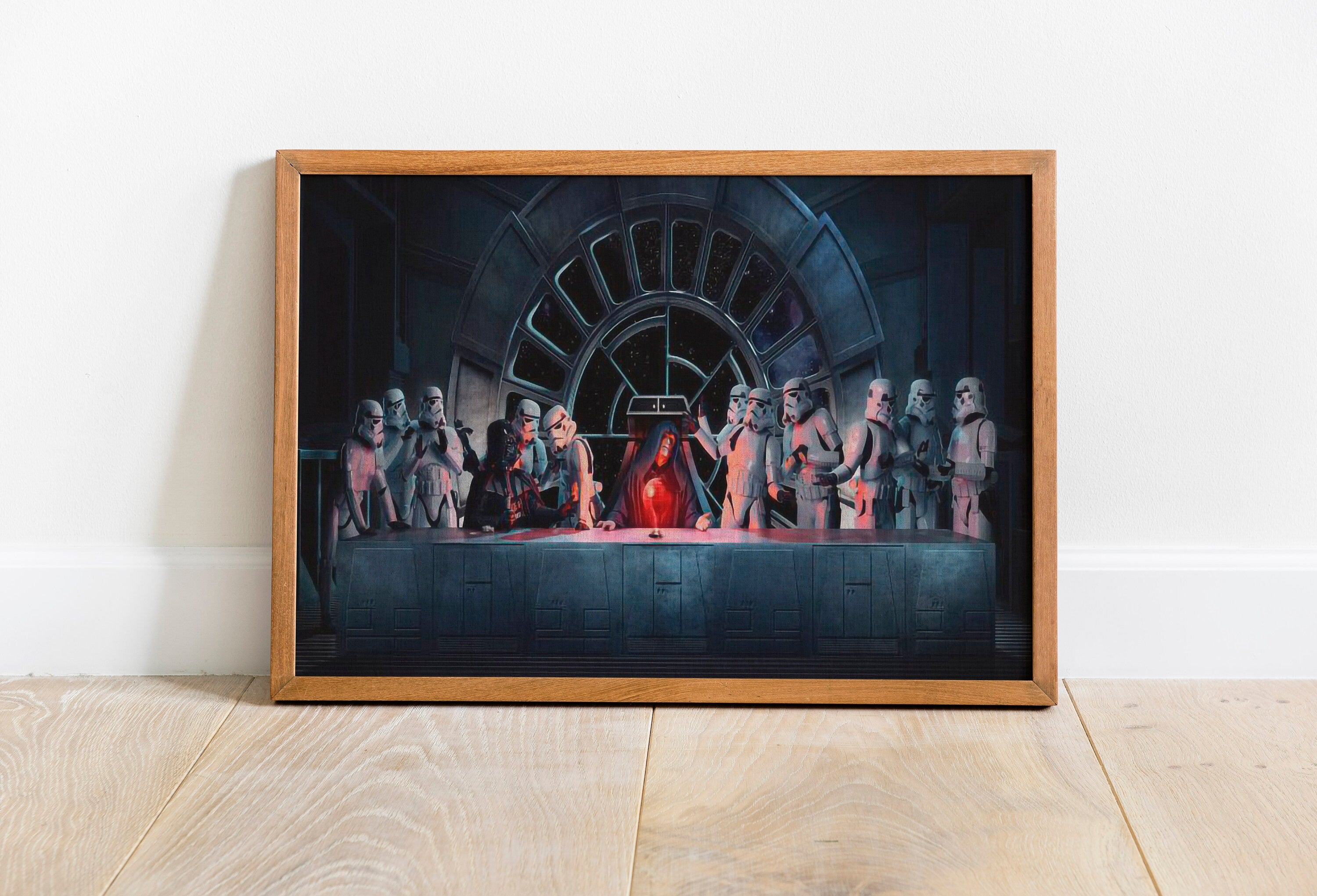 Starwars Death Star Canvas Wall Art