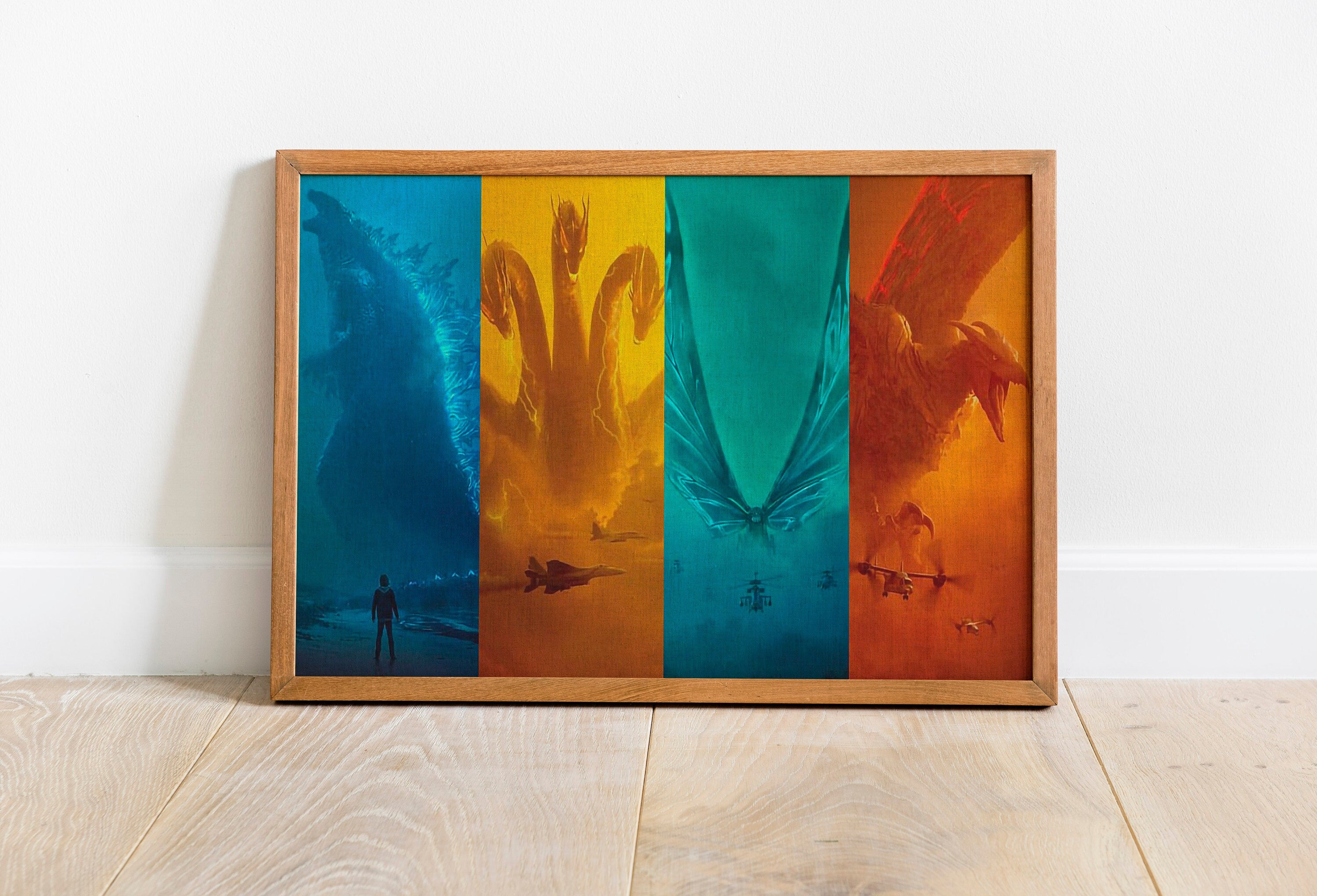 Godzilla Canvas Poster