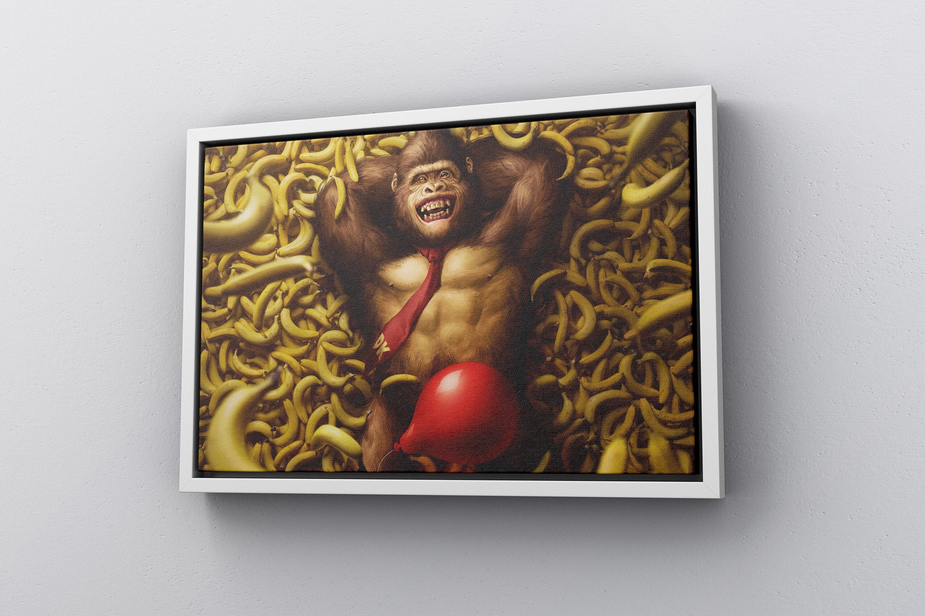 Monkey Funny Animal Canvas Art