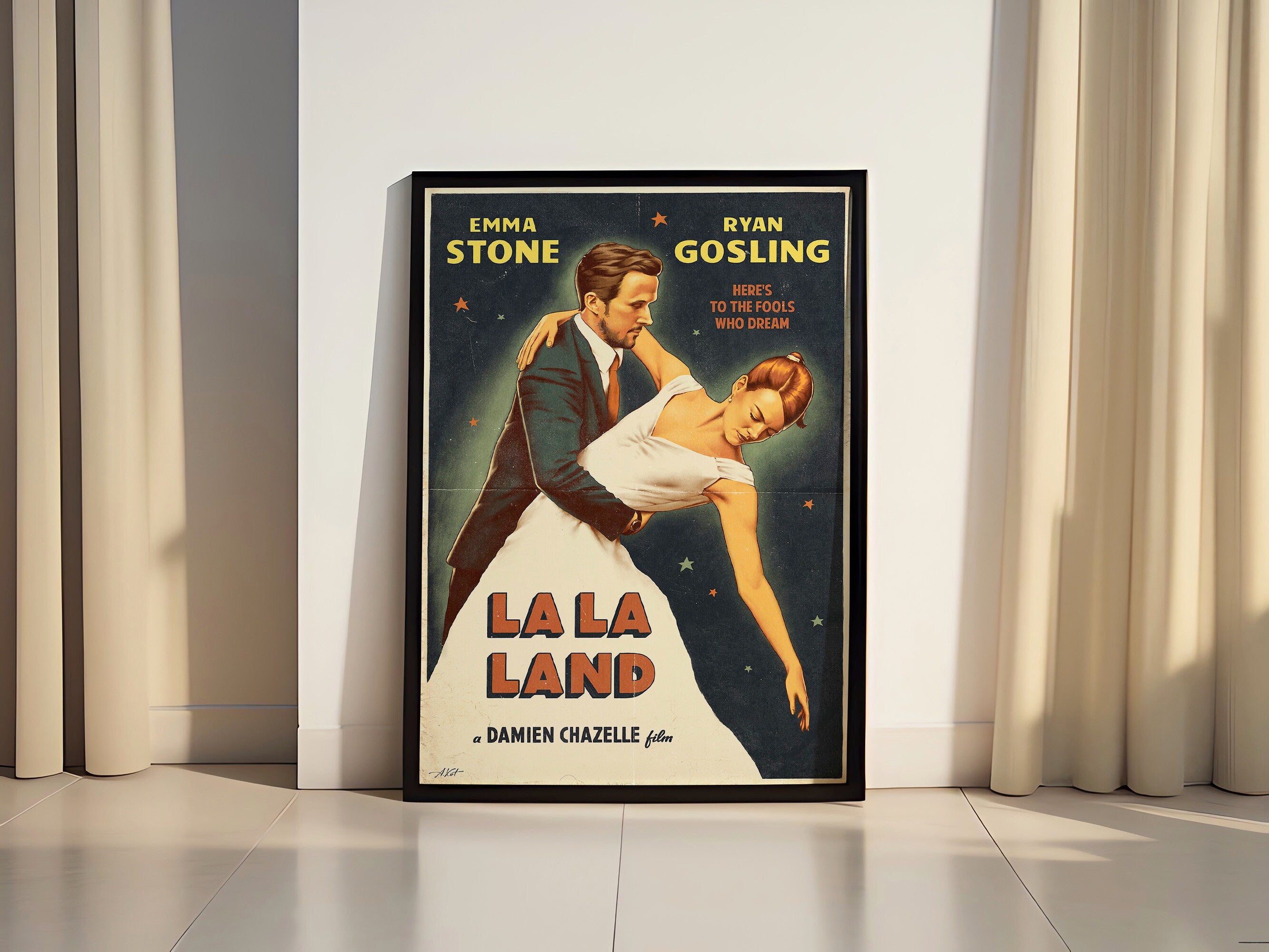 La La Land Canvas Poster