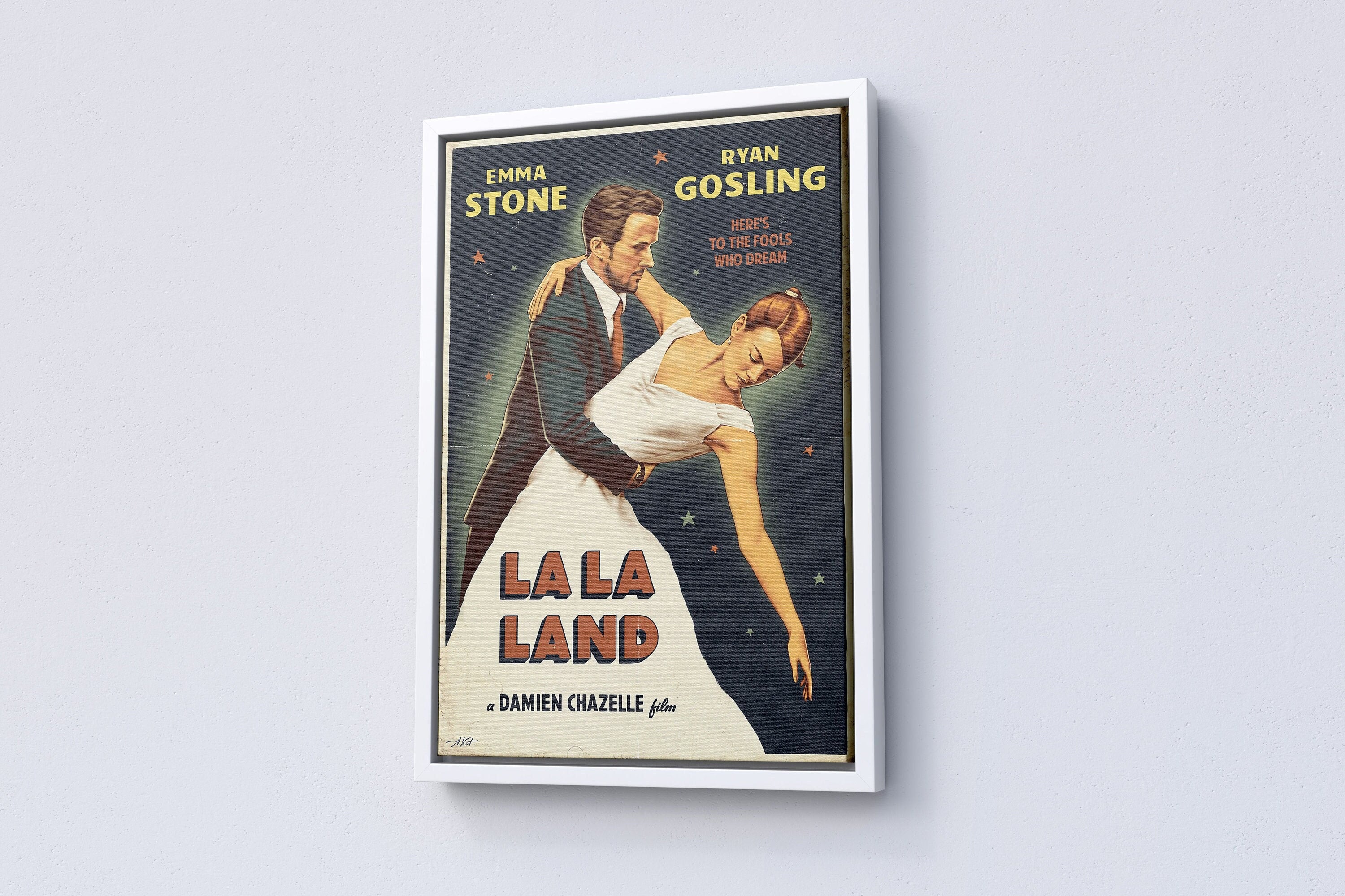 La La Land Canvas Poster