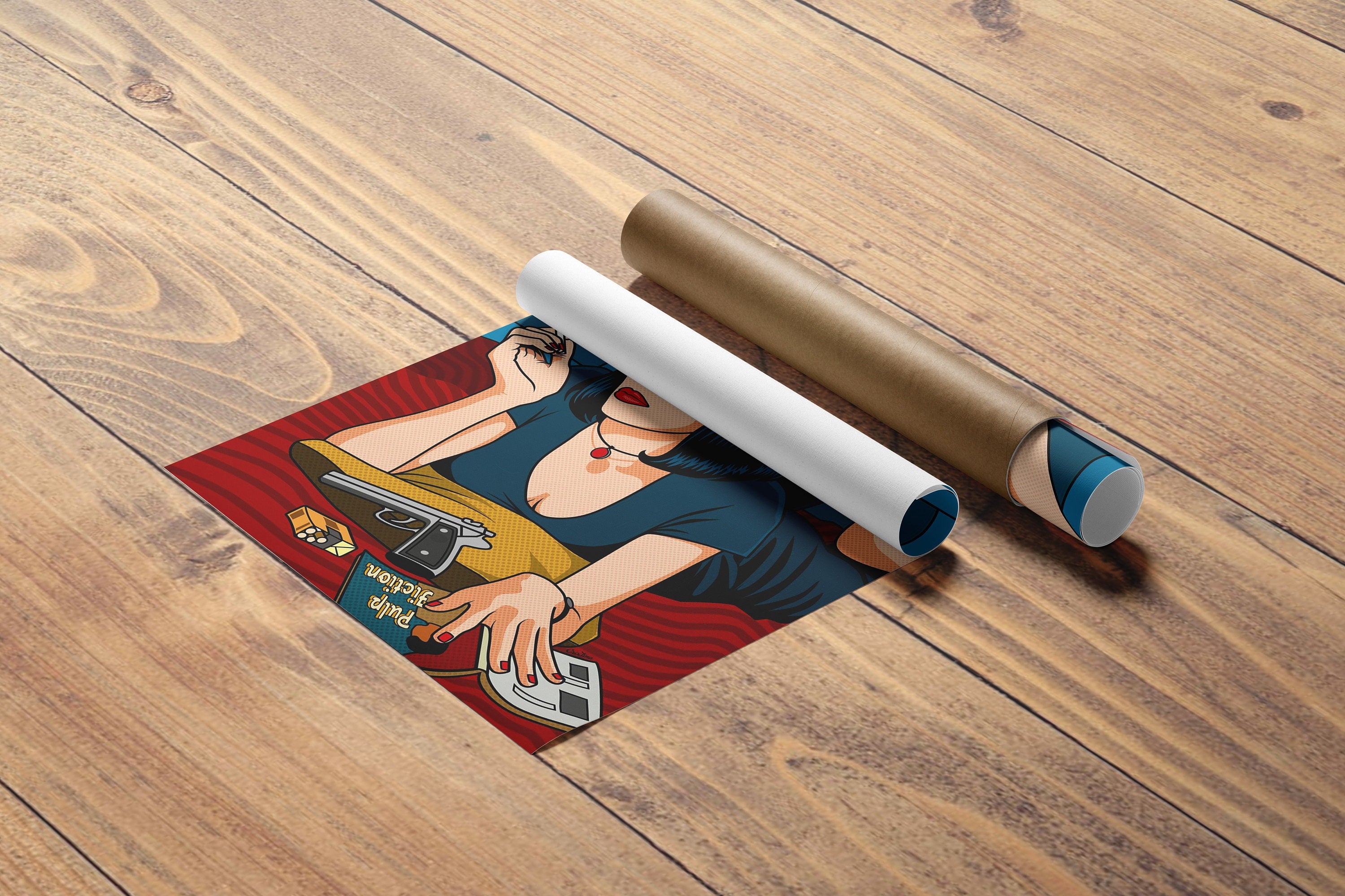 Mia Wallace Canvas Poster