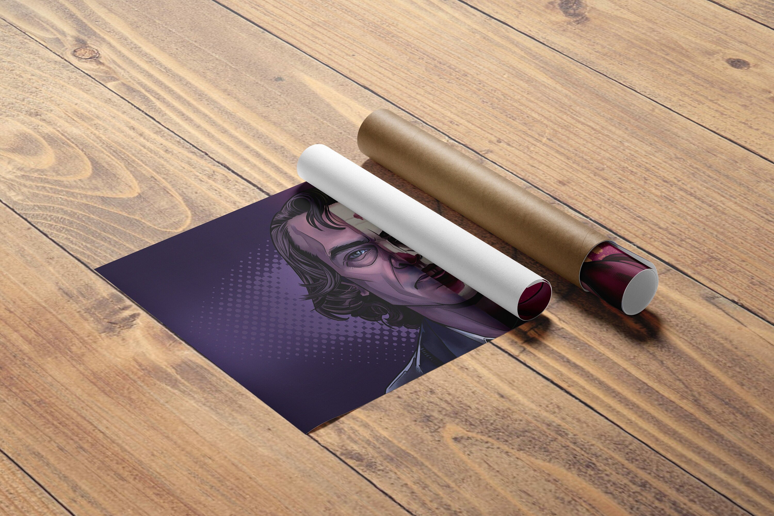 Joker Canvas Wall Art