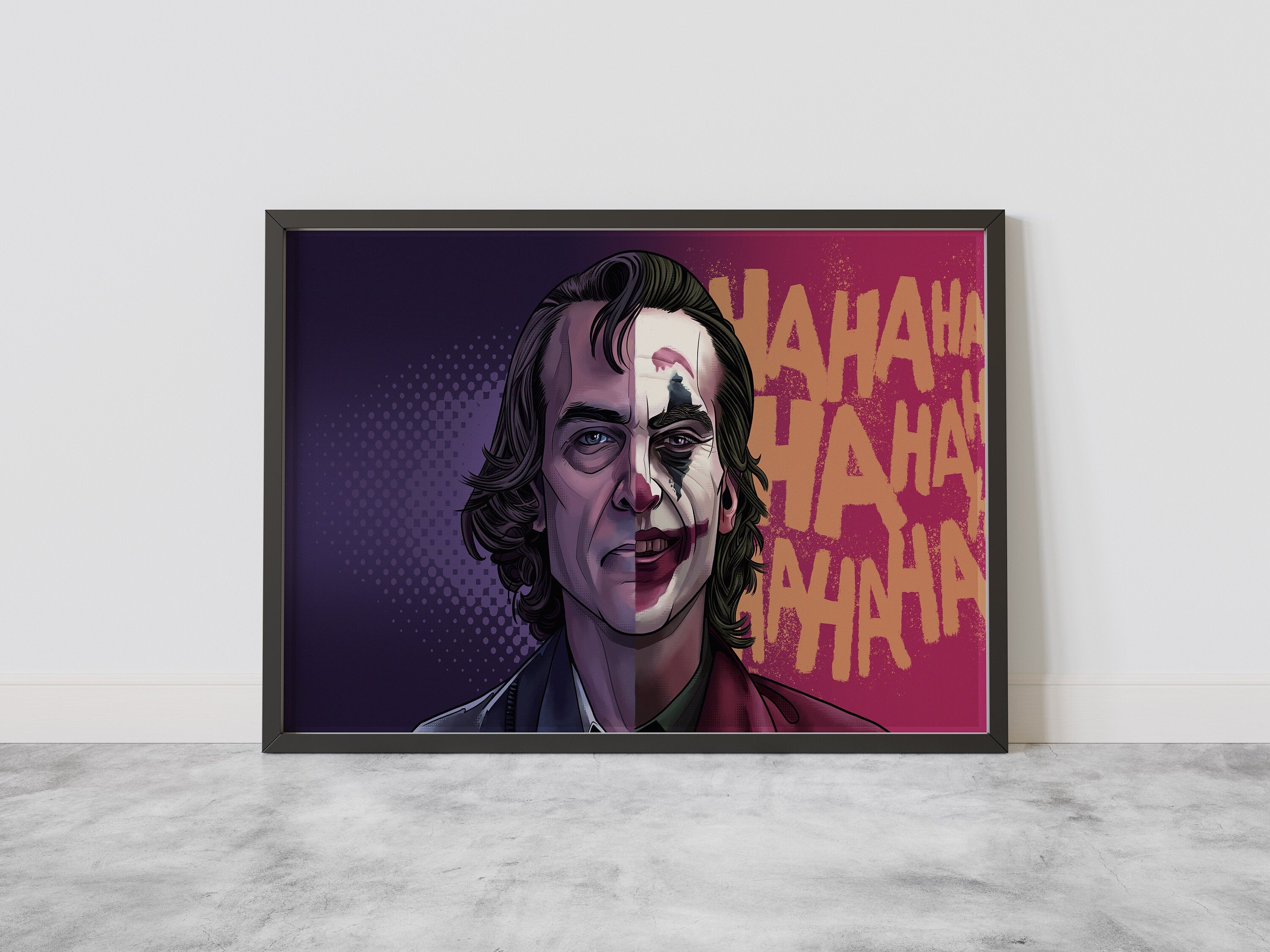 Joker Canvas Wall Art