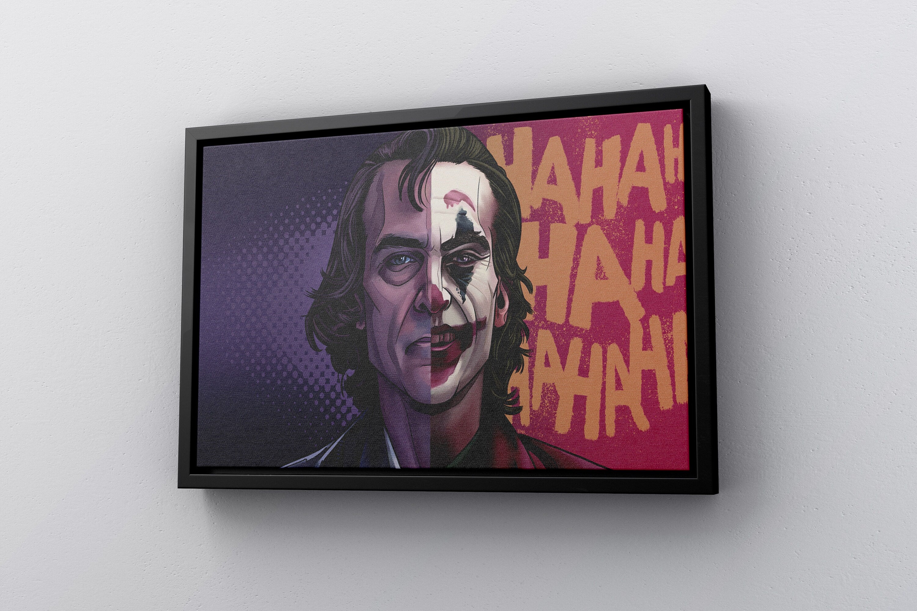 Joker Canvas Wall Art