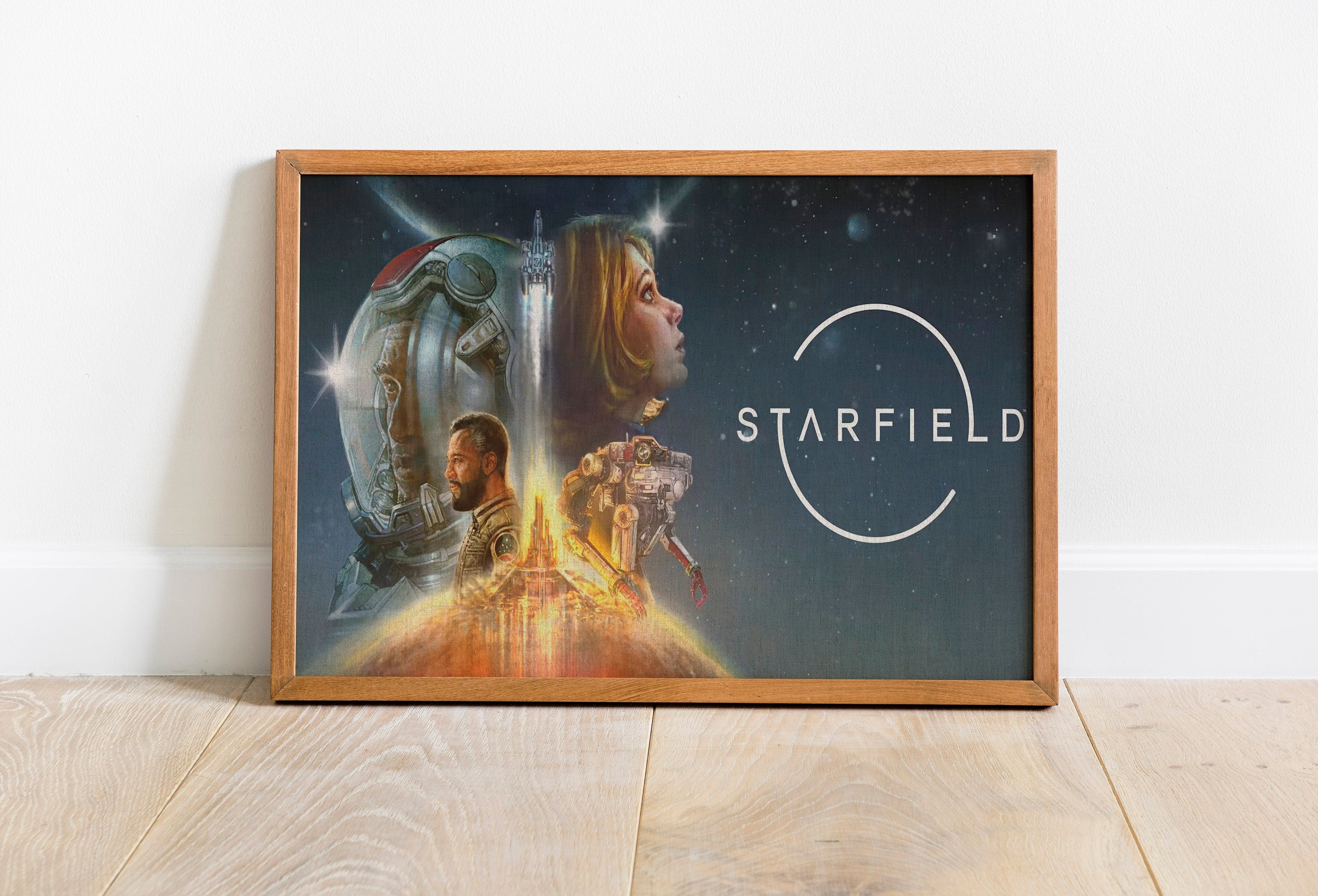 StarField Canvas Poster