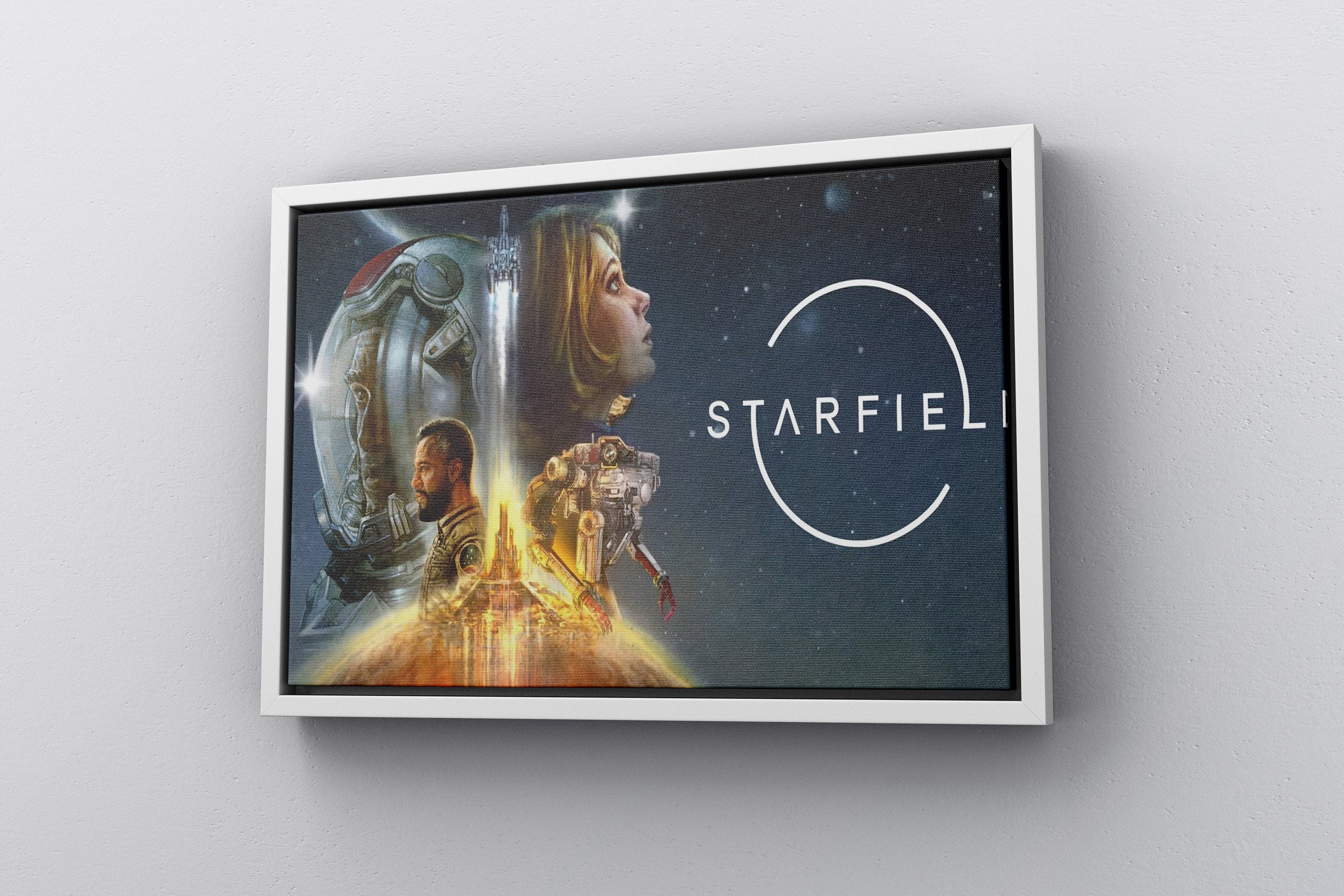 StarField Canvas Poster