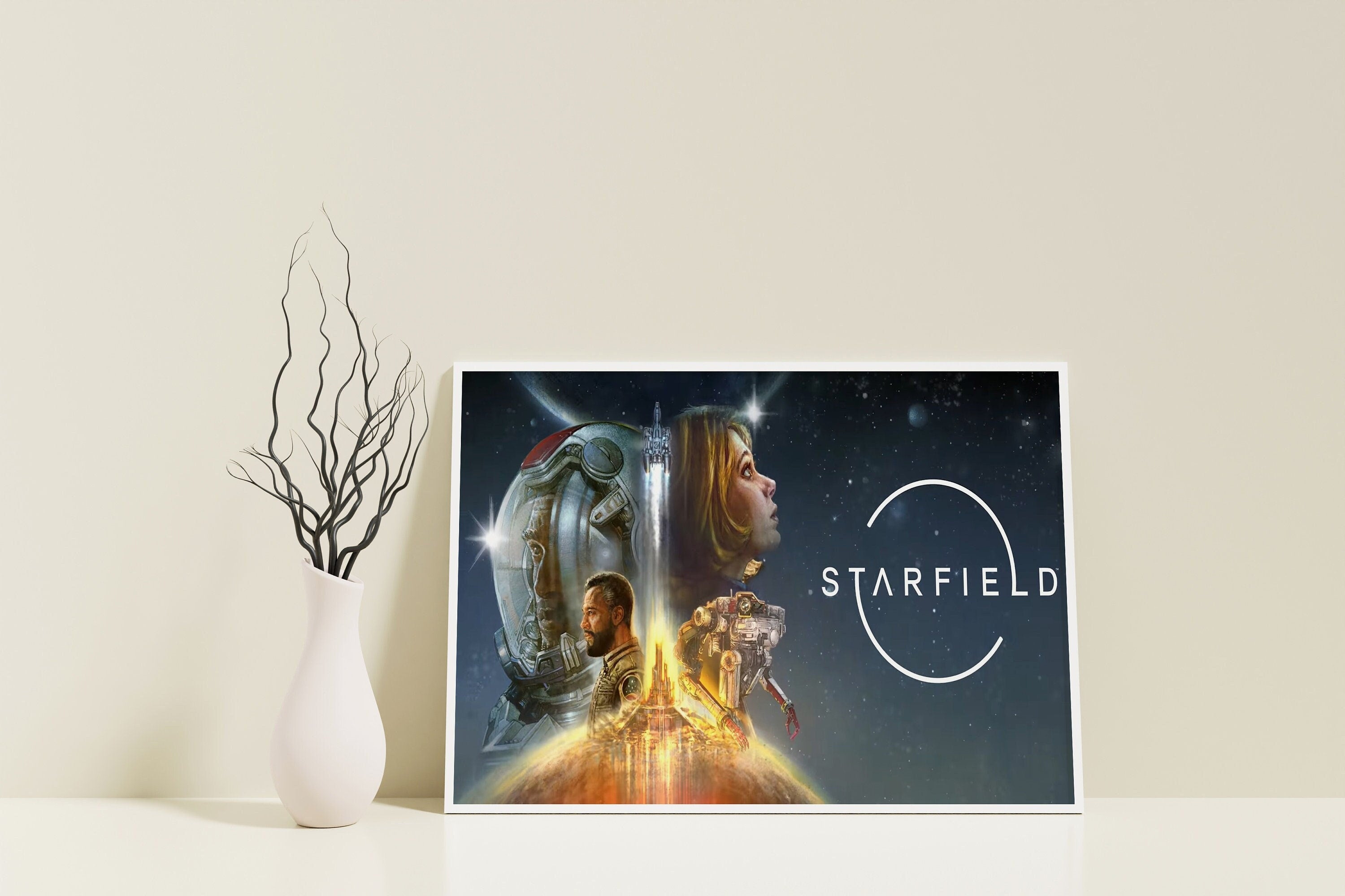 StarField Canvas Poster