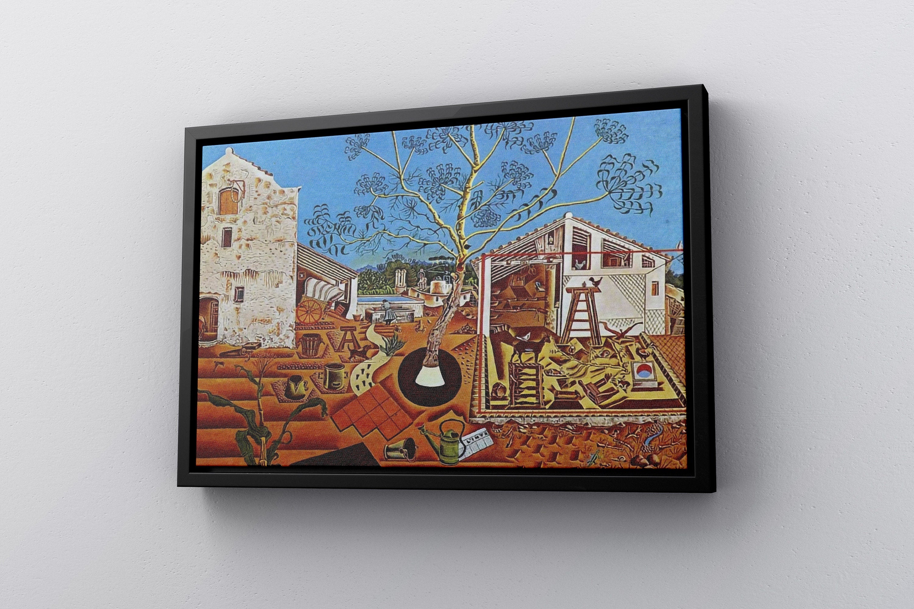 Joan Miró The Farm Canvas Poster