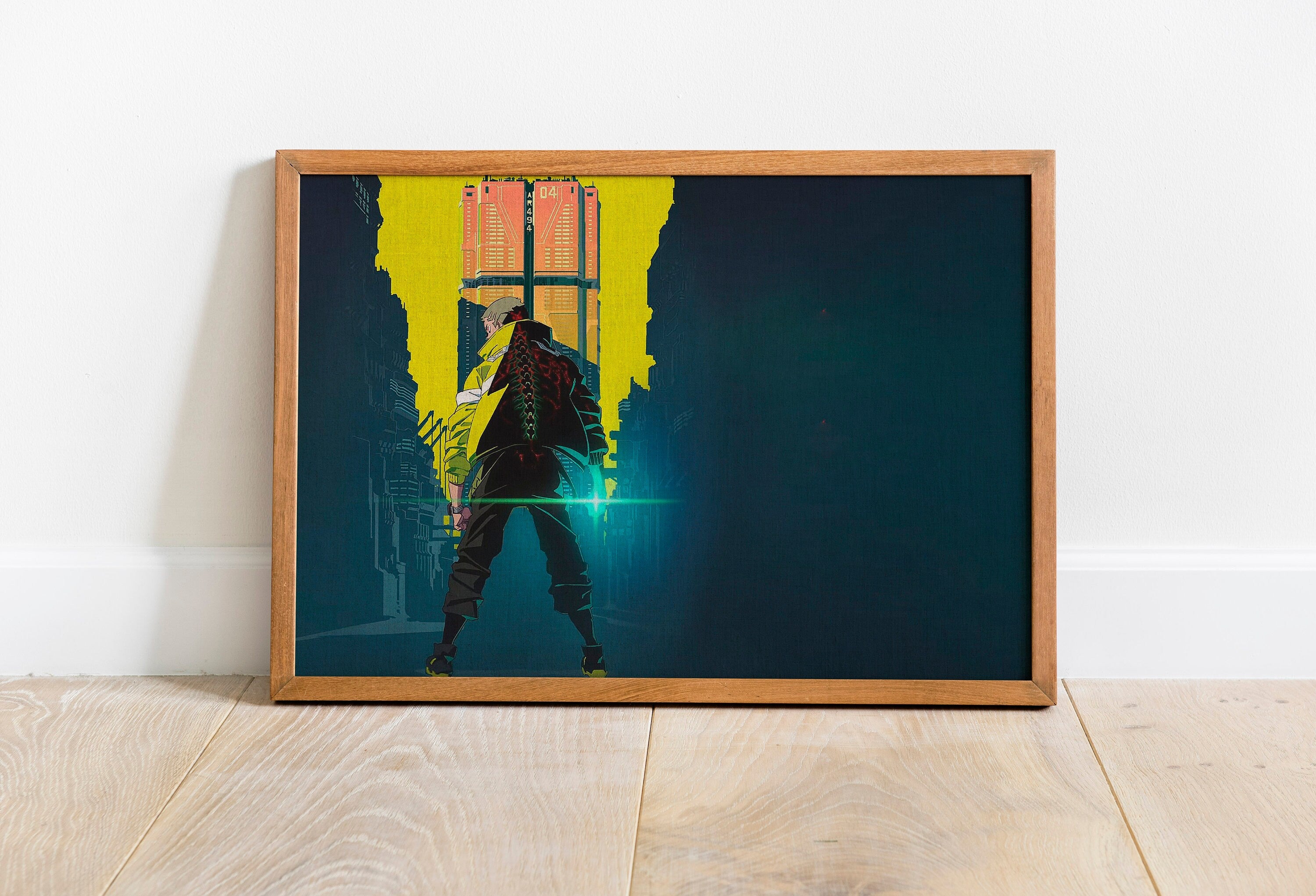 Cyberpunk Game Canvas Poster