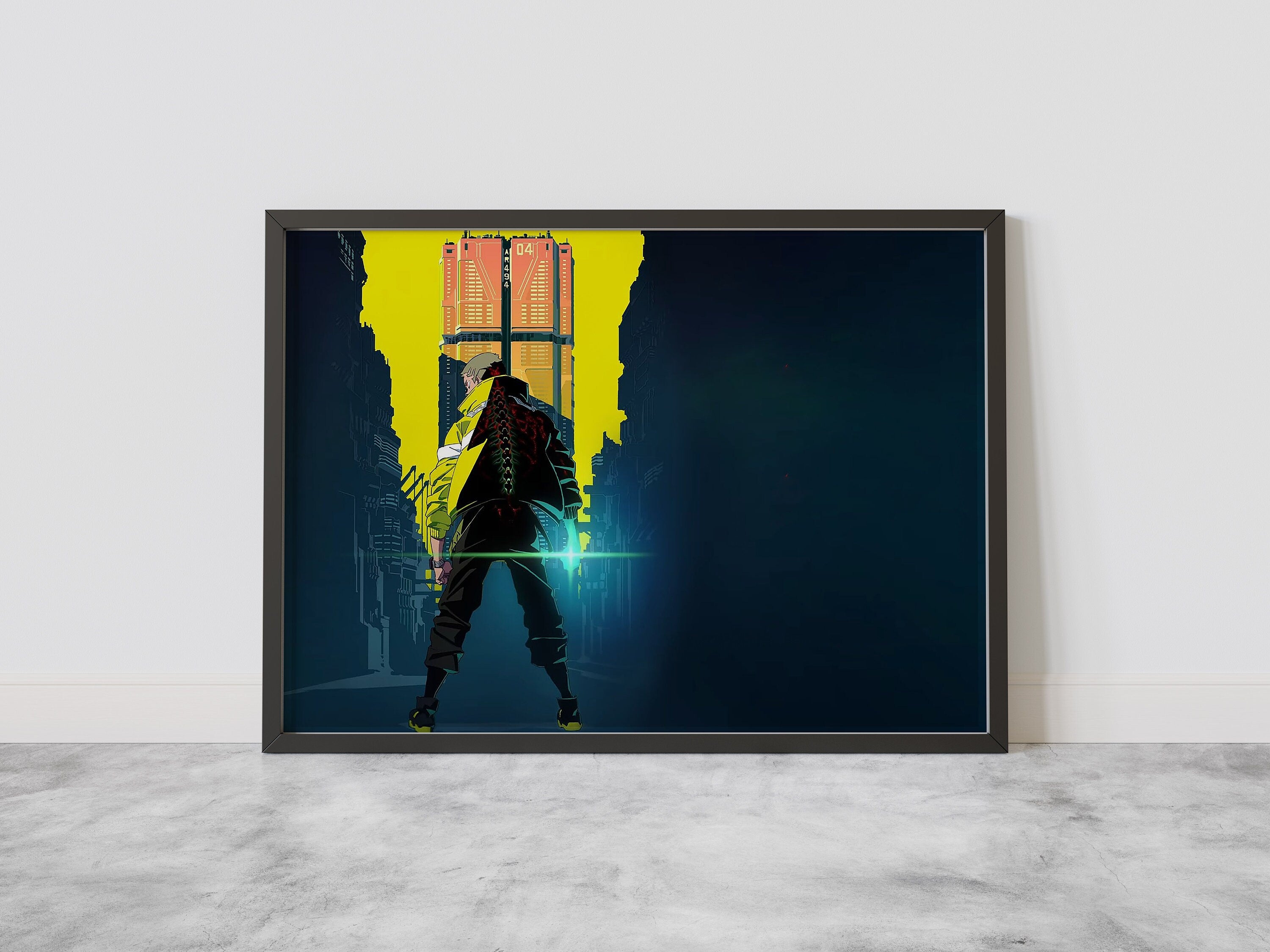 Cyberpunk Game Canvas Poster