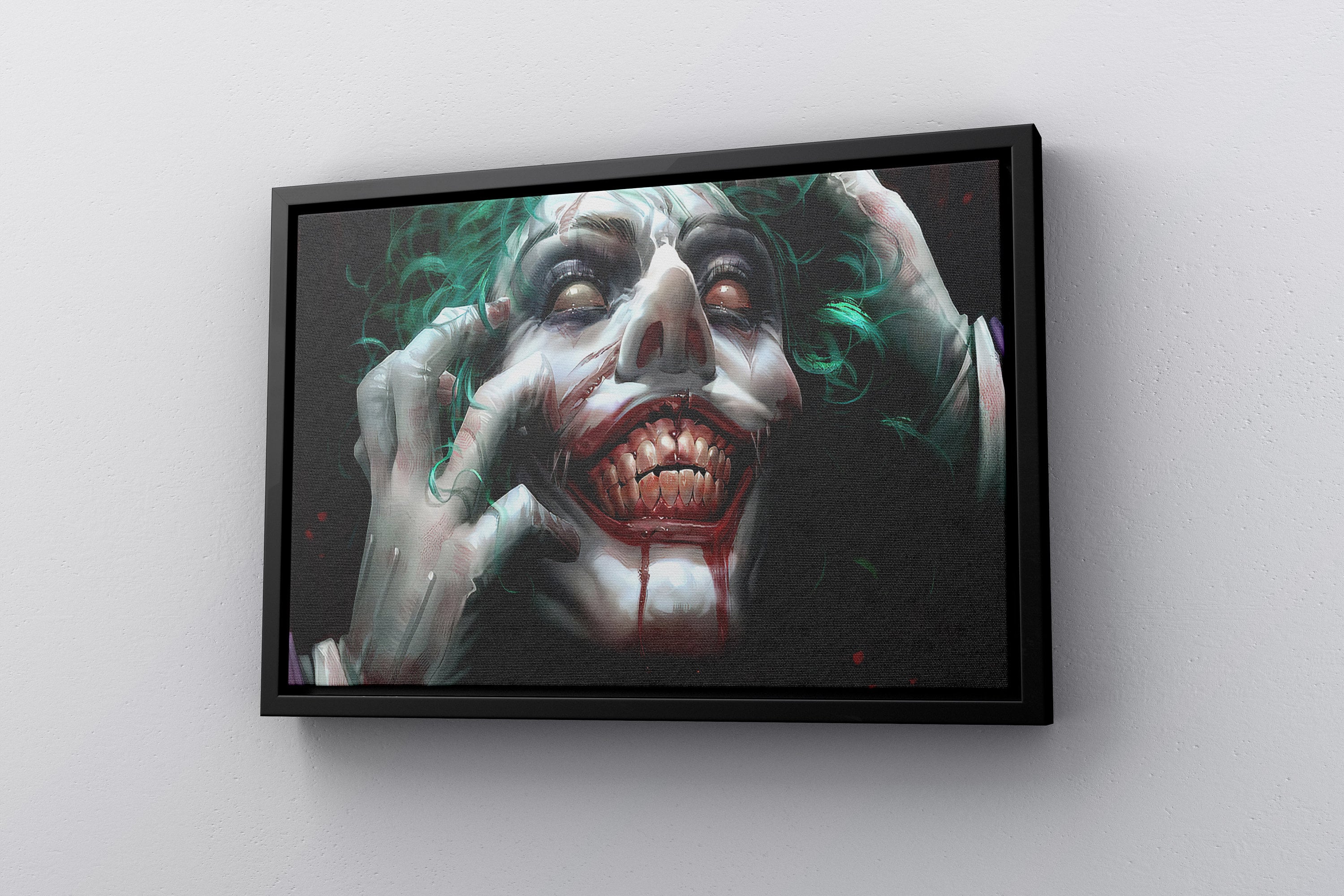 Joker Canvas Wall Art