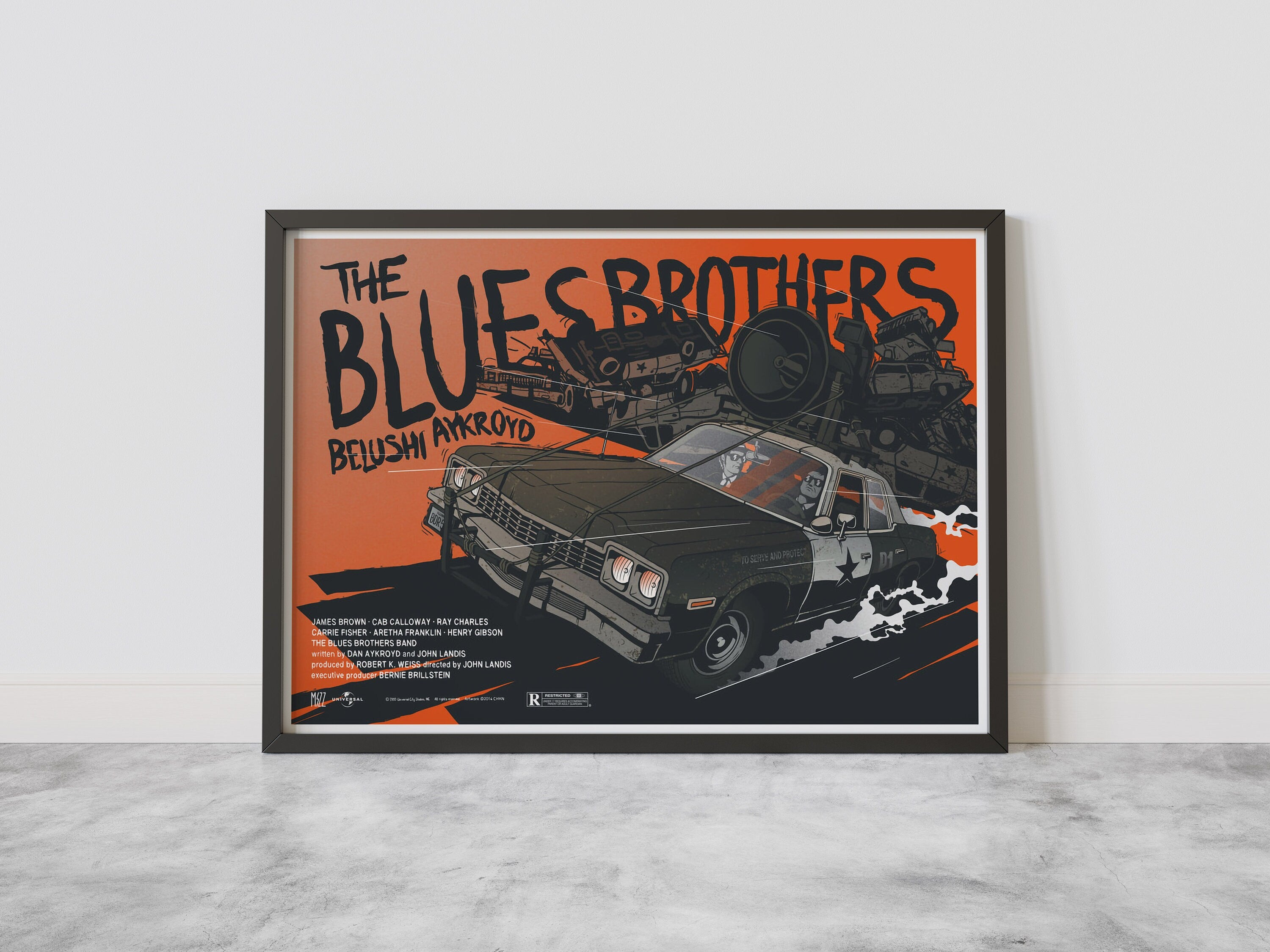 Modern The Blues Canvas Brothers Posters