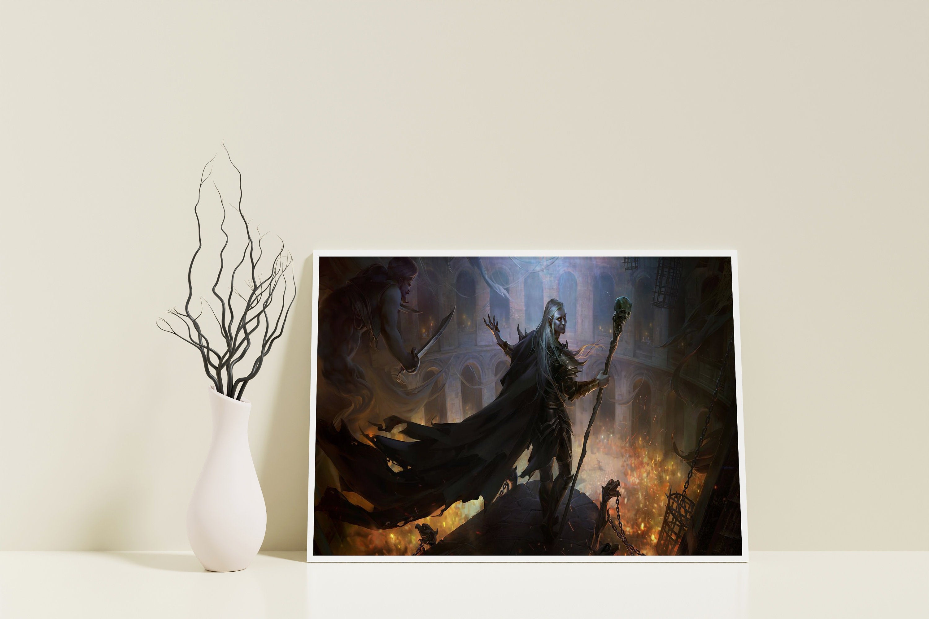 Baldur's Gate Serie Canvas Poster