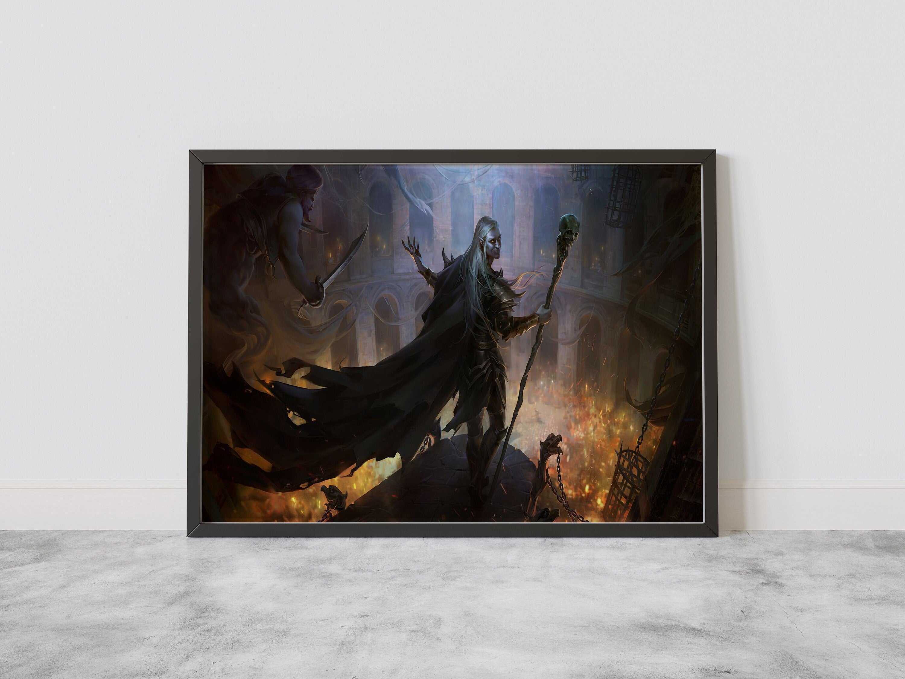 Baldur's Gate Serie Canvas Poster