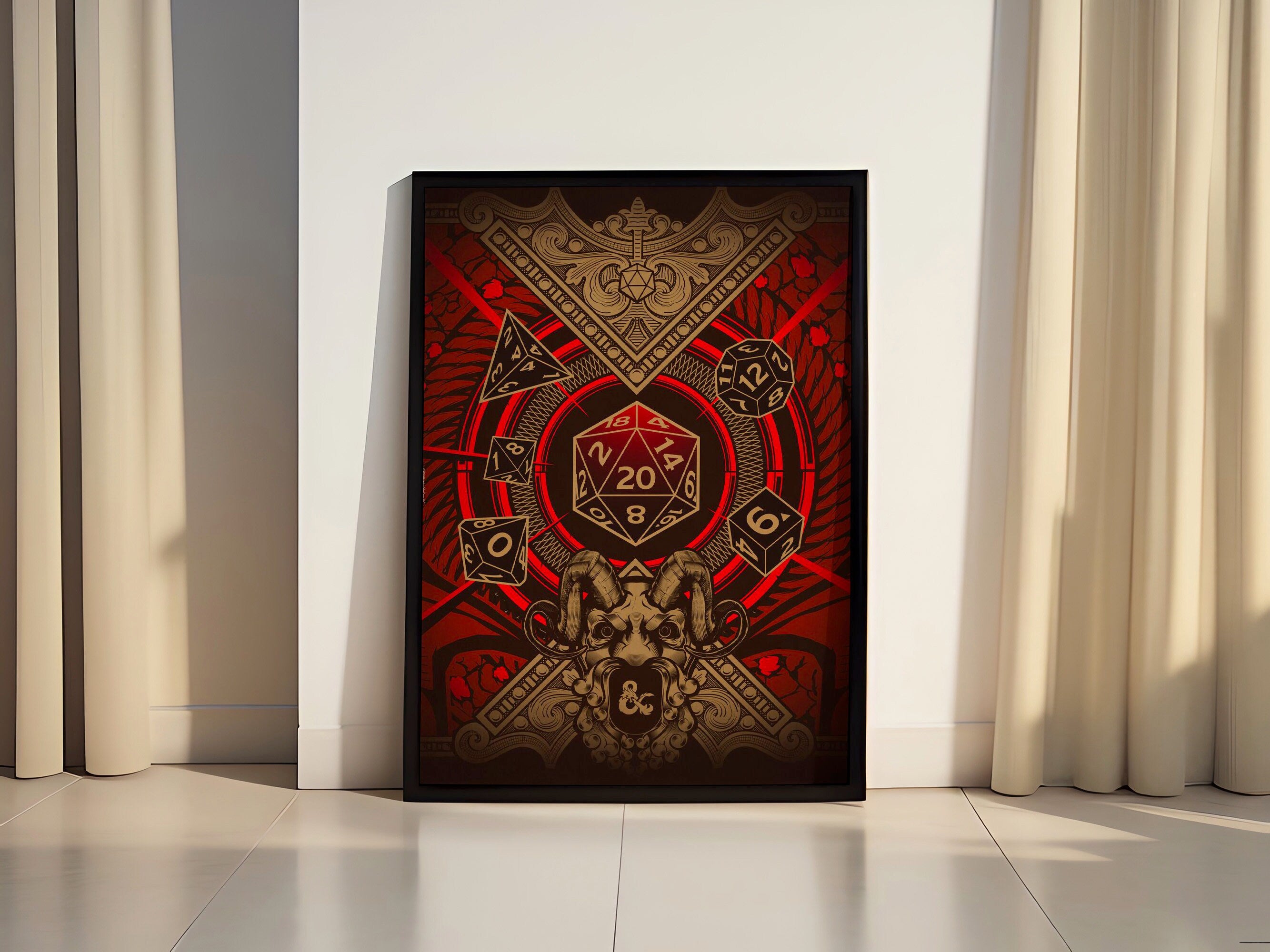 Dungeons & Dragons Canvas Poster