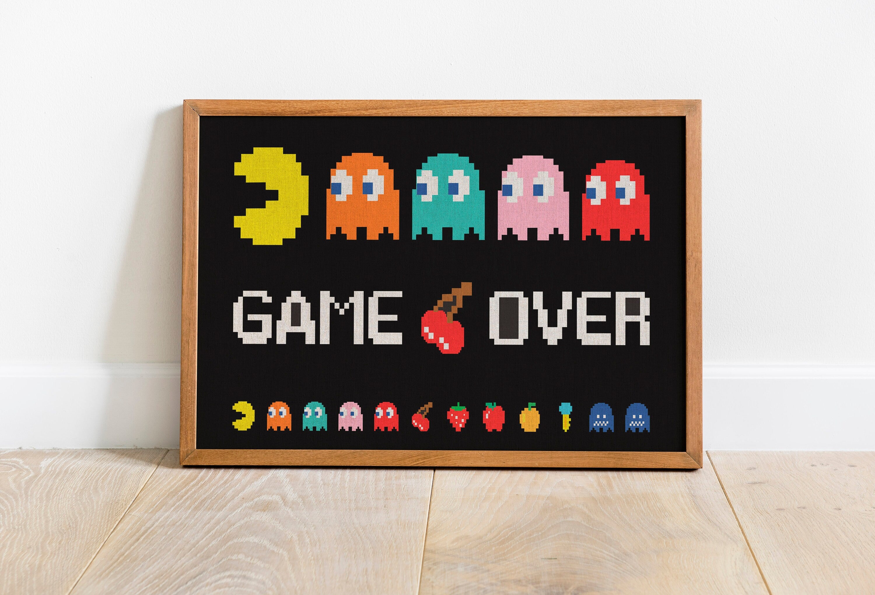 Game Over Canvas Poster