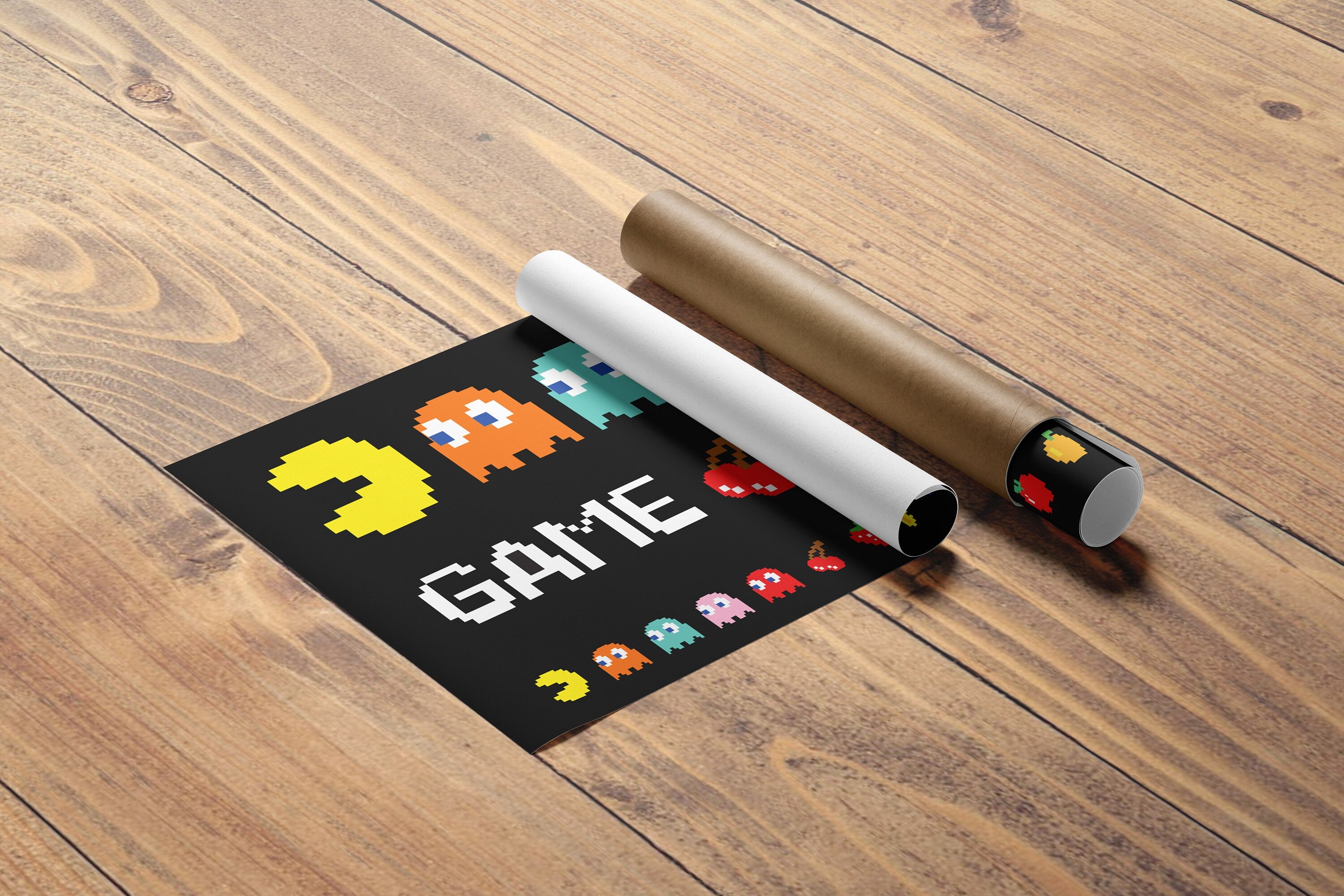 Game Over Canvas Poster