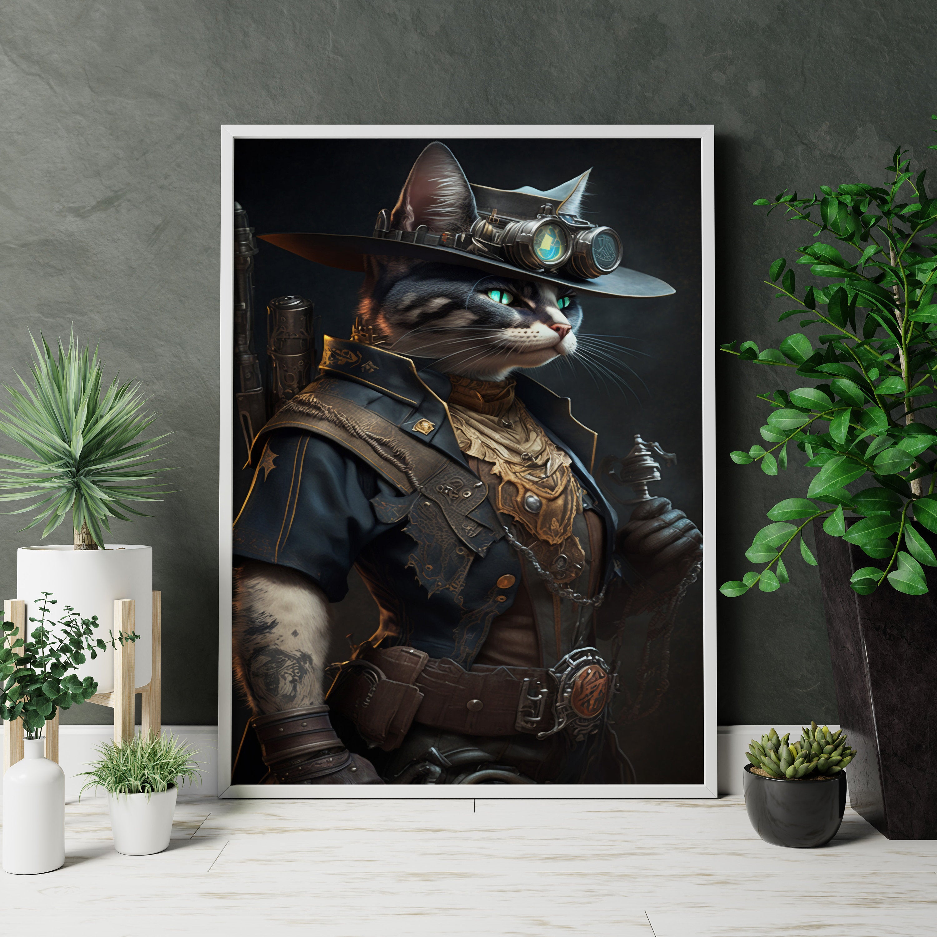 Cat Serial Canvas Poster