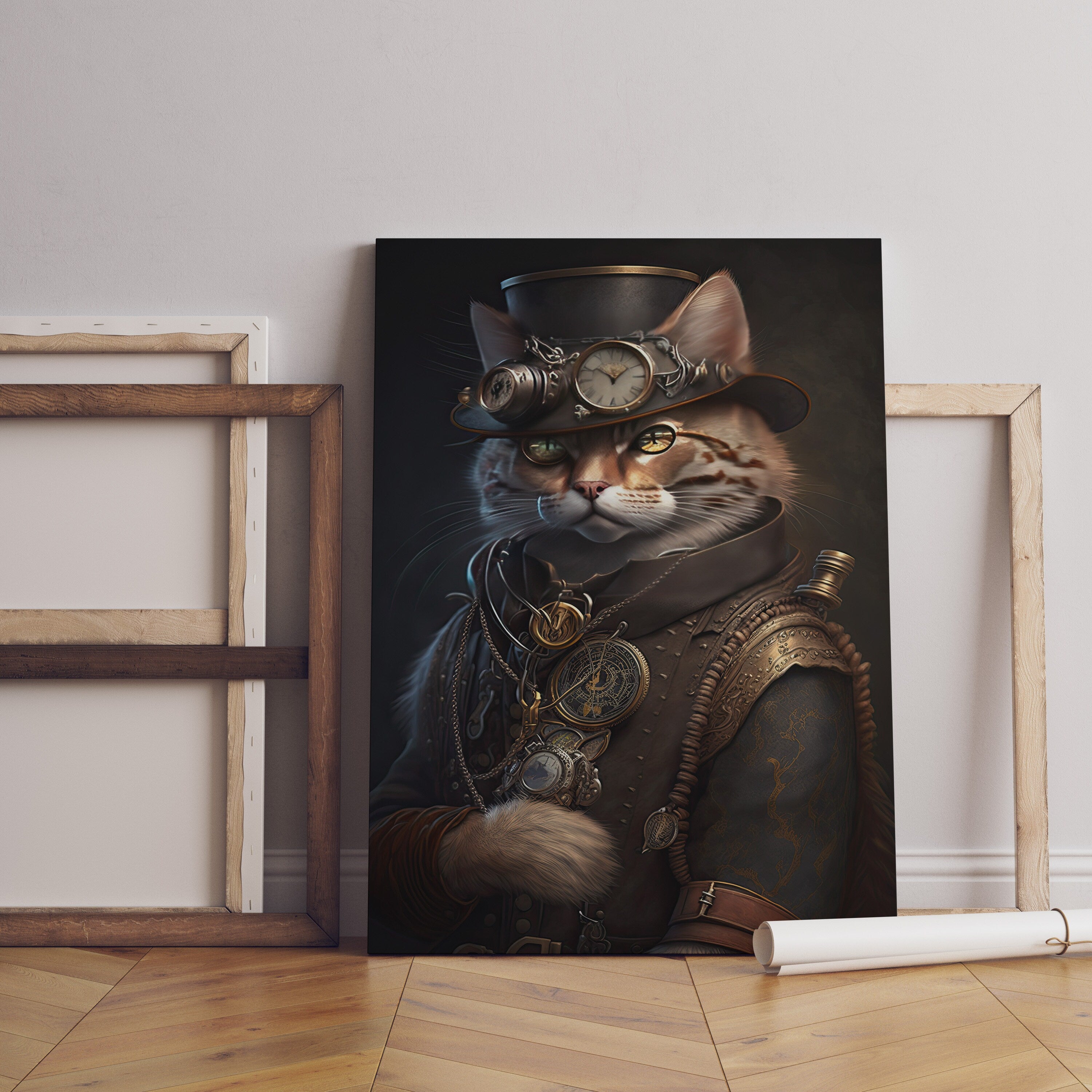 Cat Serial Canvas Print