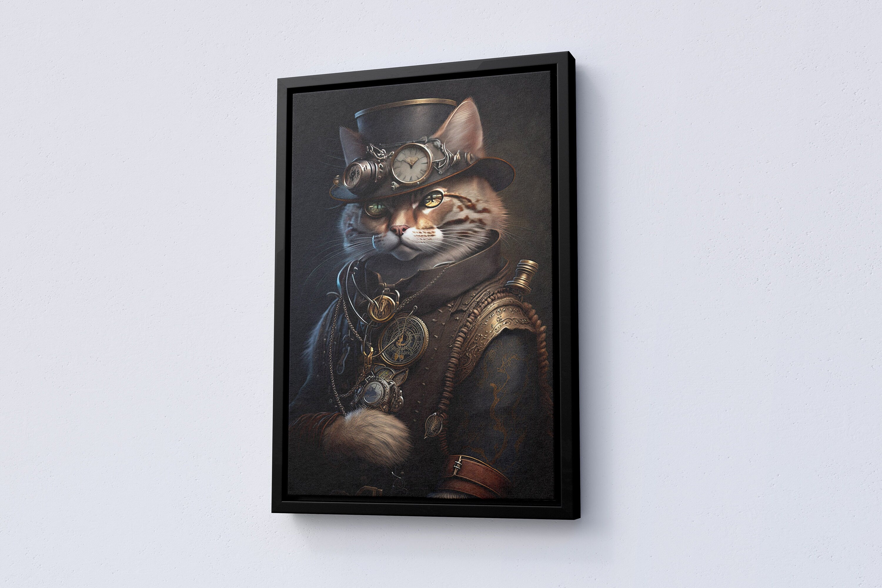 Cat Serial Canvas Print