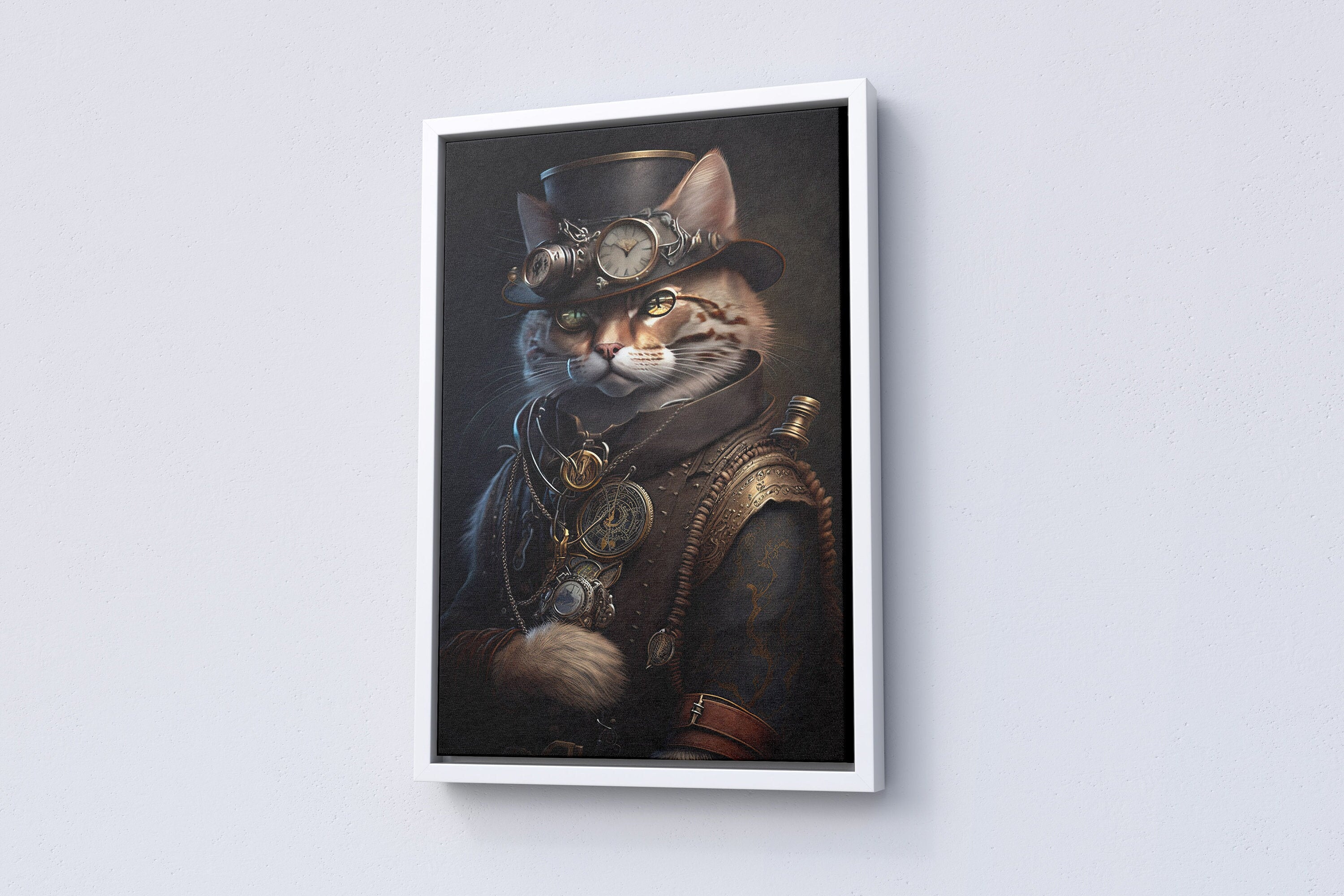 Cat Serial Canvas Print