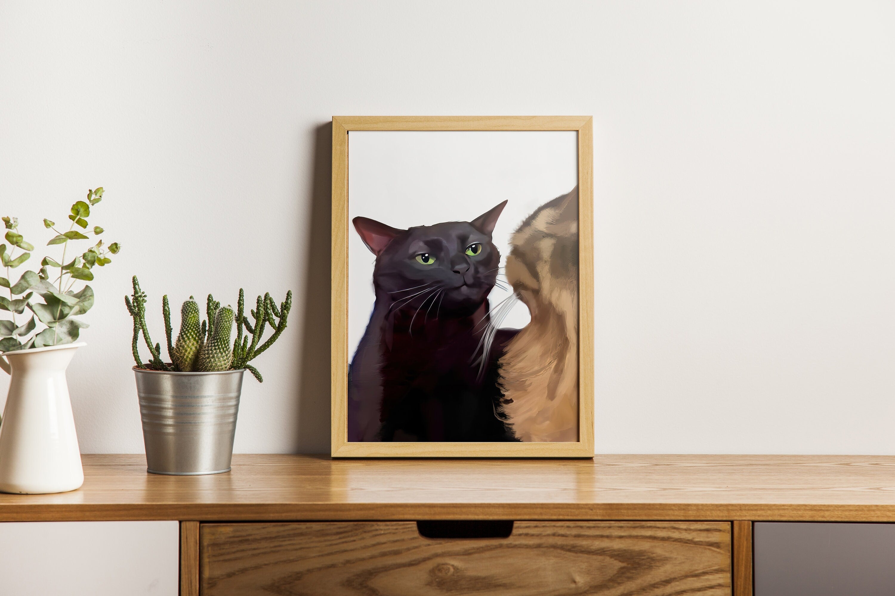 Cat Canvas Wall Art