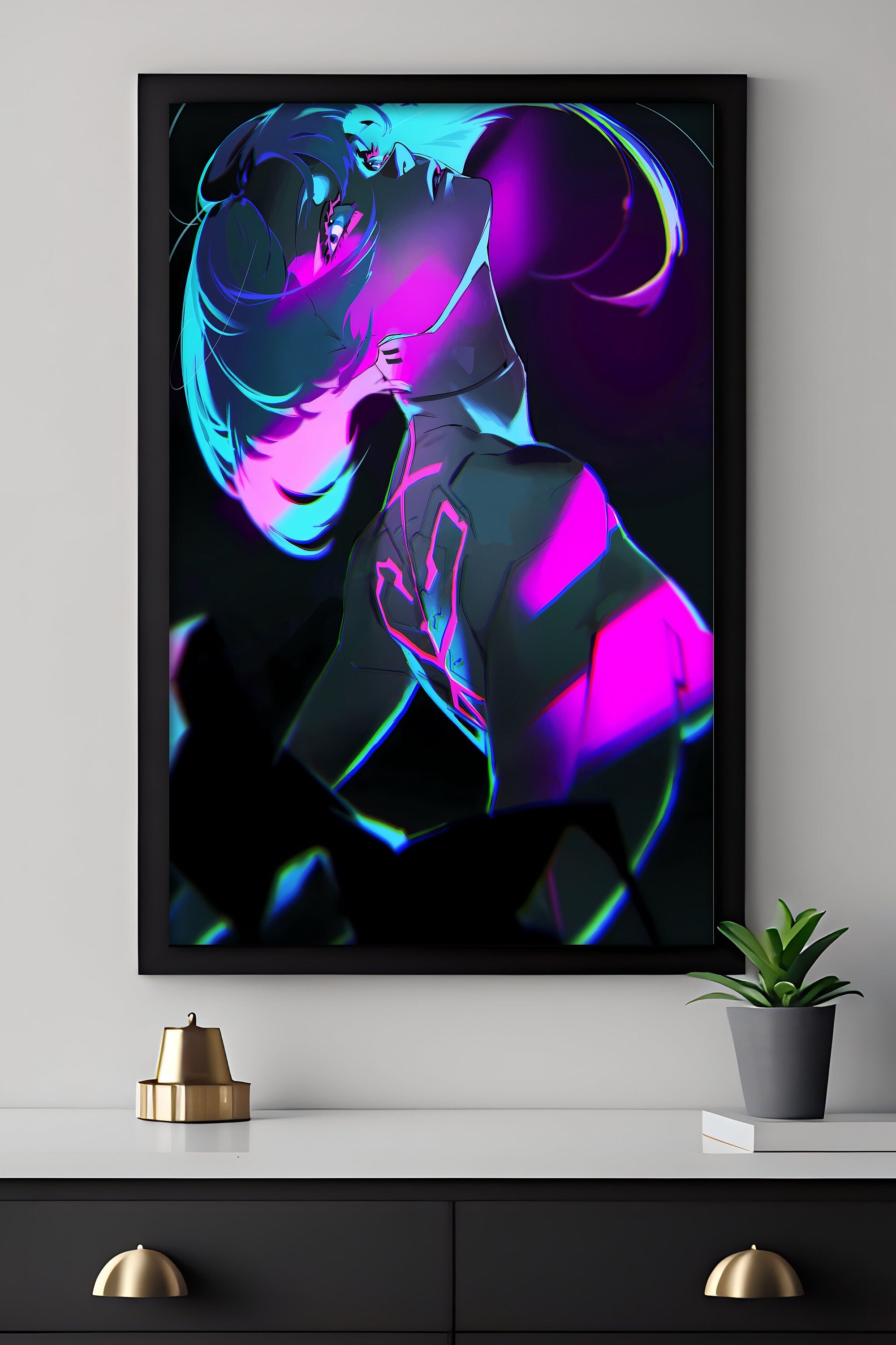 Cyberpunk Edgerunners Lucy Canvas Poster