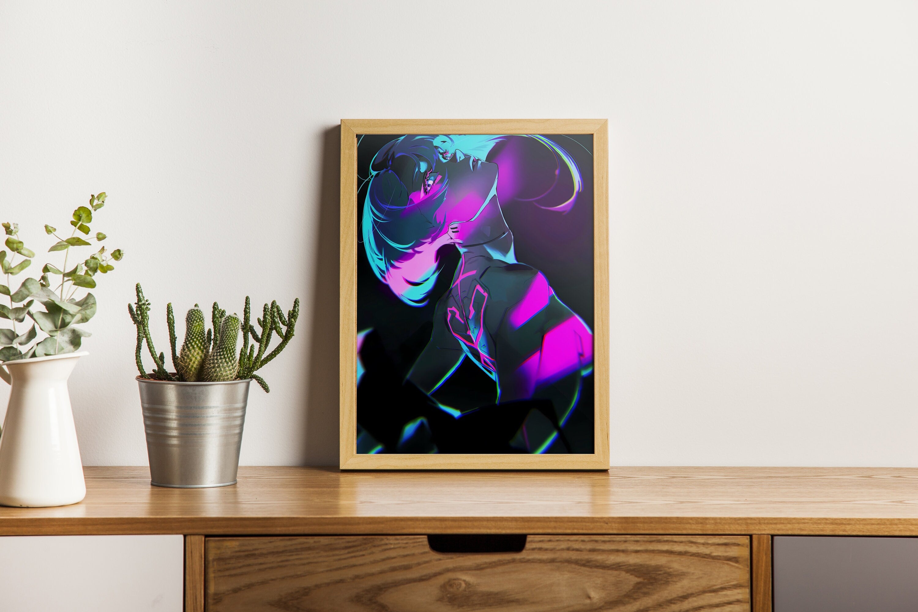 Cyberpunk Edgerunners Lucy Canvas Poster