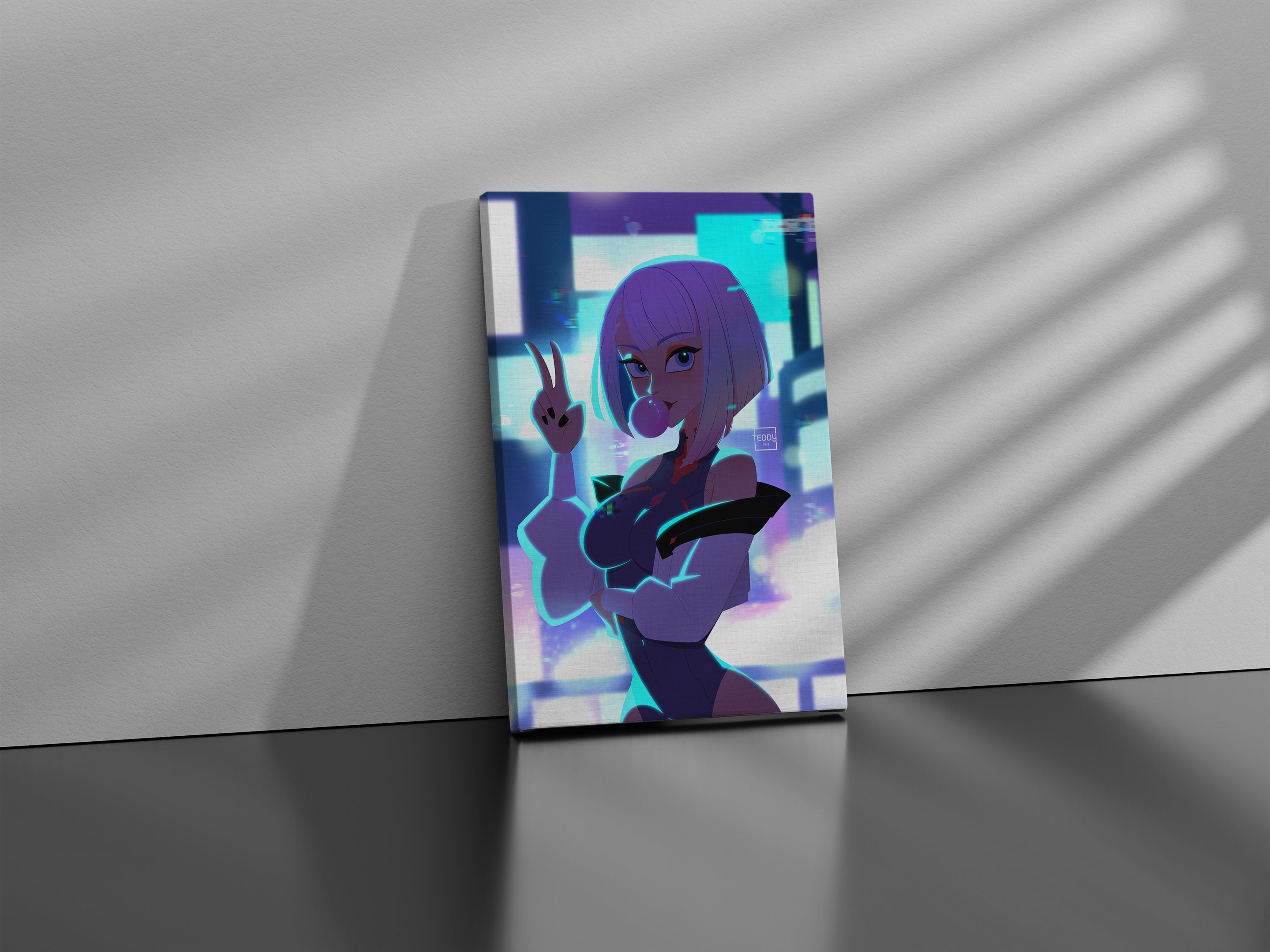 Cyberpunk Edgerunners Lucy Canvas Art