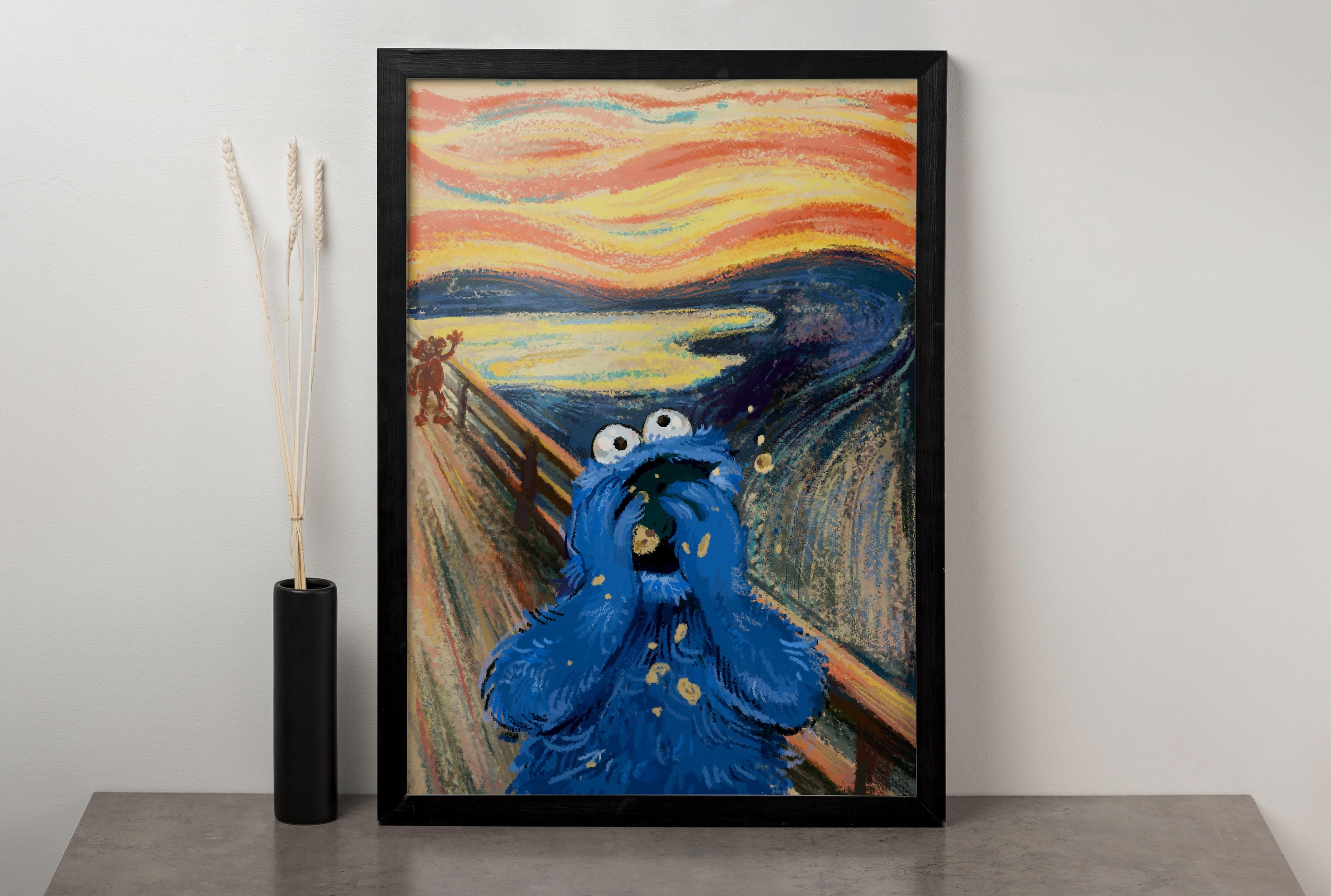 The Scream Parody Canvas