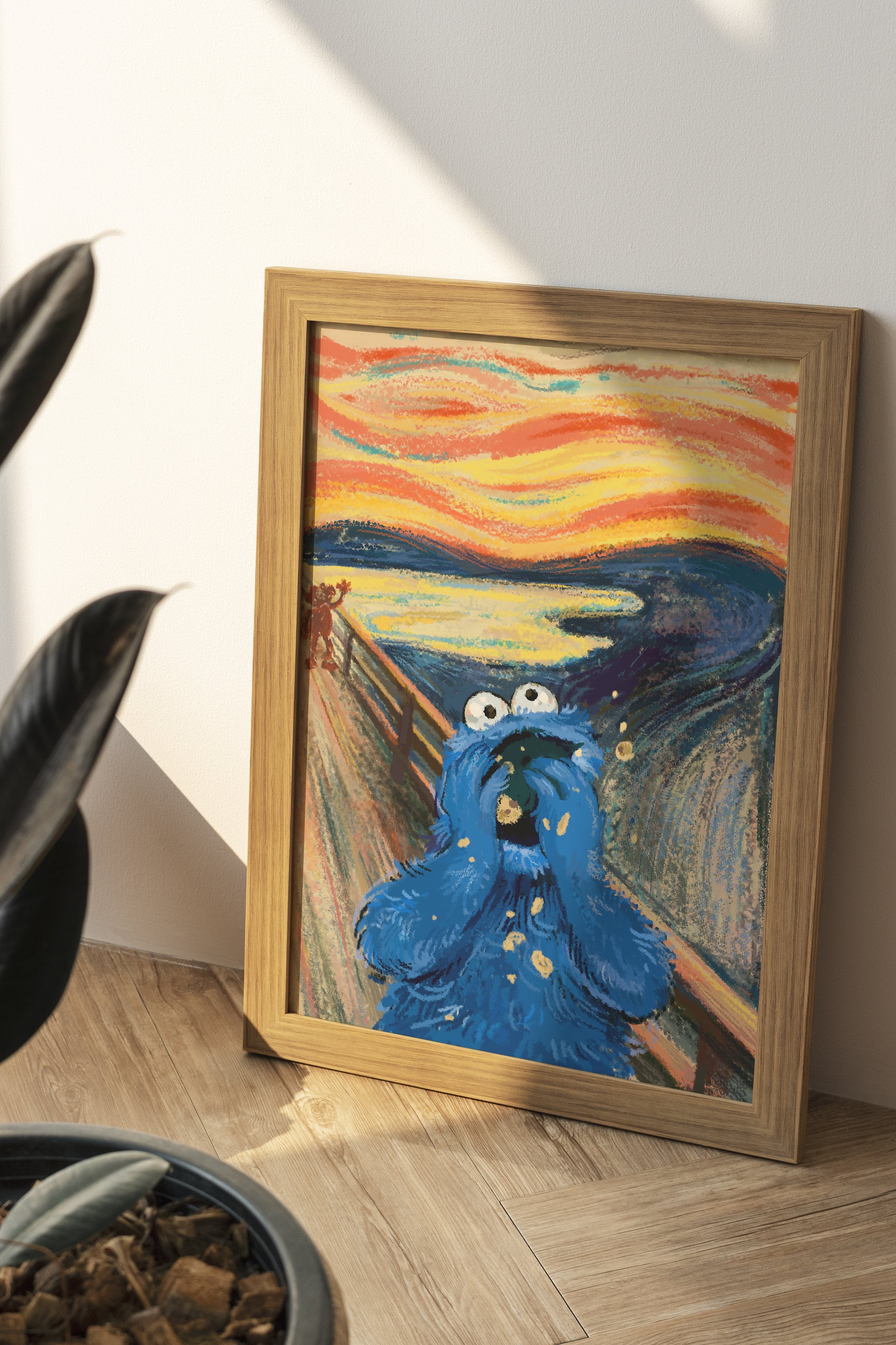 The Scream Parody Canvas