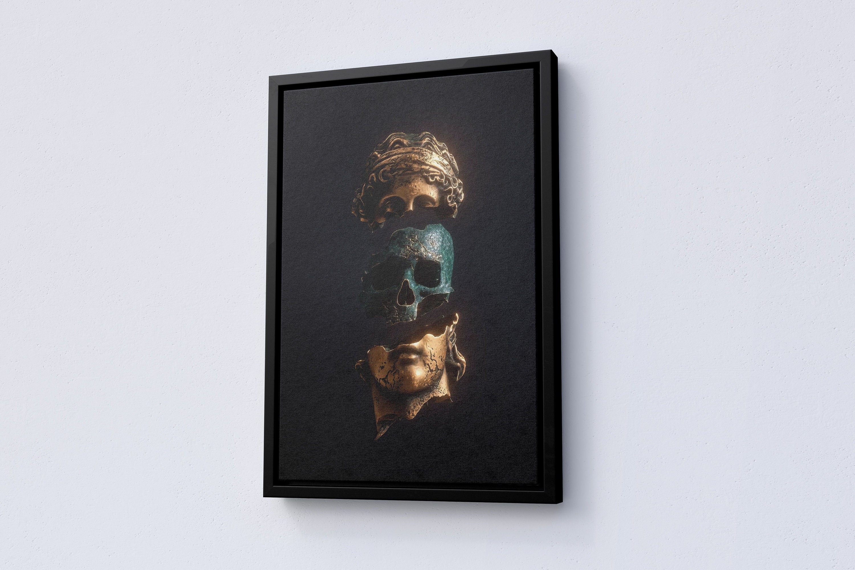 Statue Canvas Wall Art