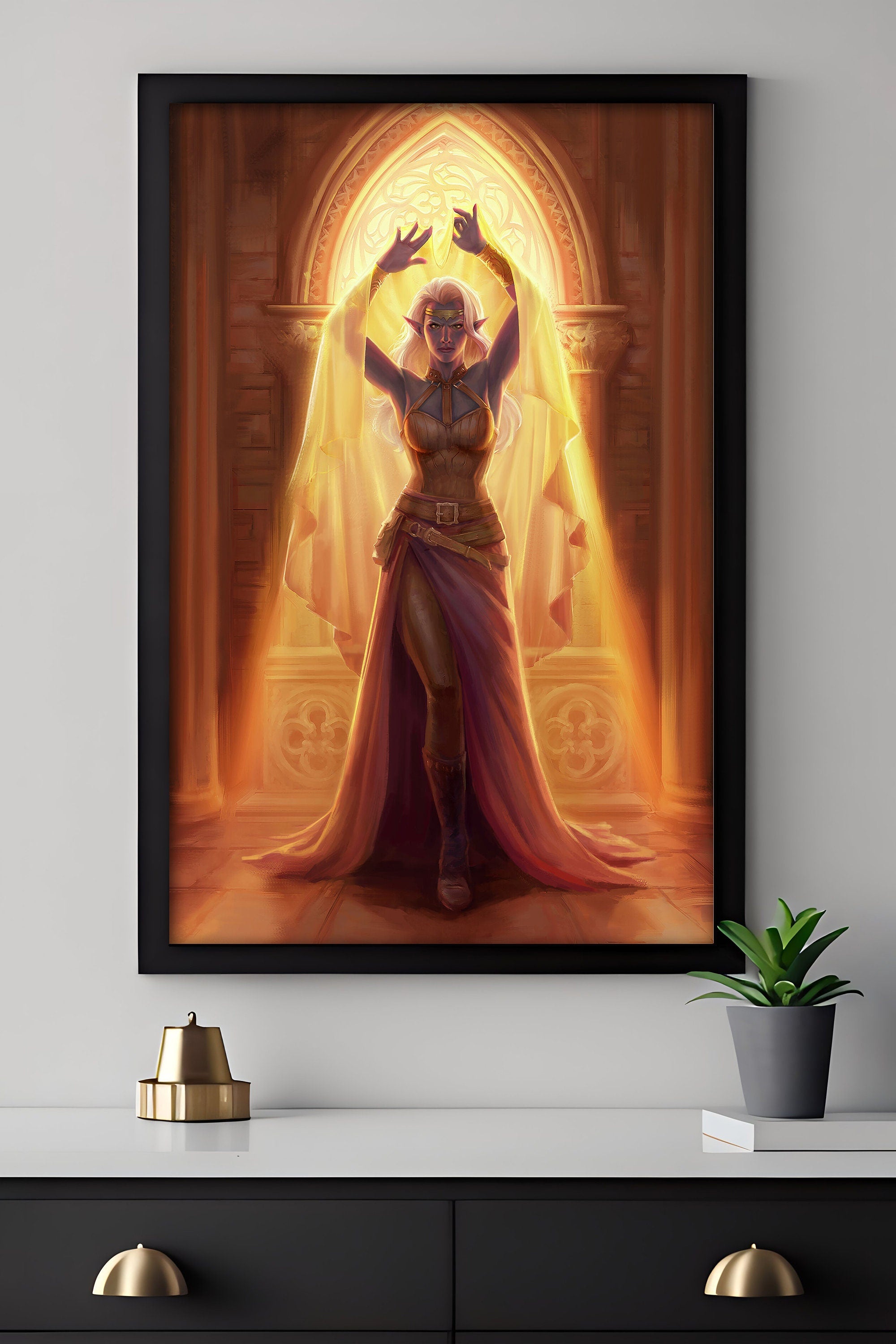 Baldurs Gate Serie Canvas Poster