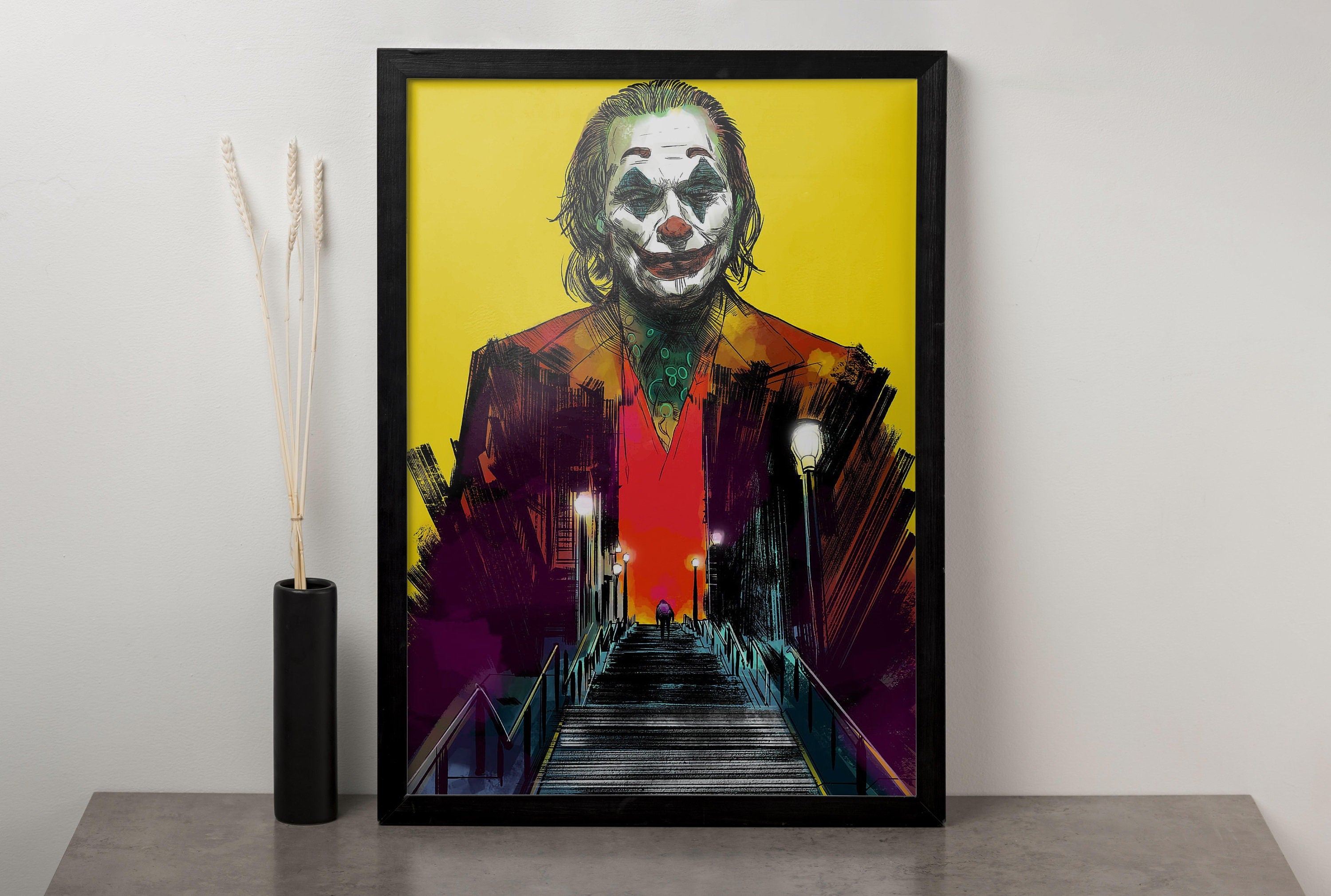 Joker Canvas Wall Art