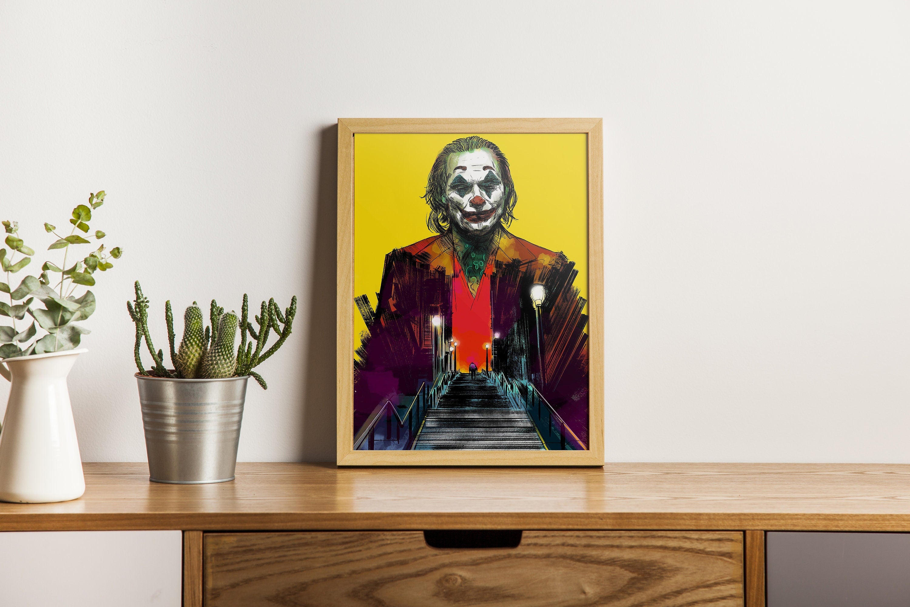 Joker Canvas Wall Art