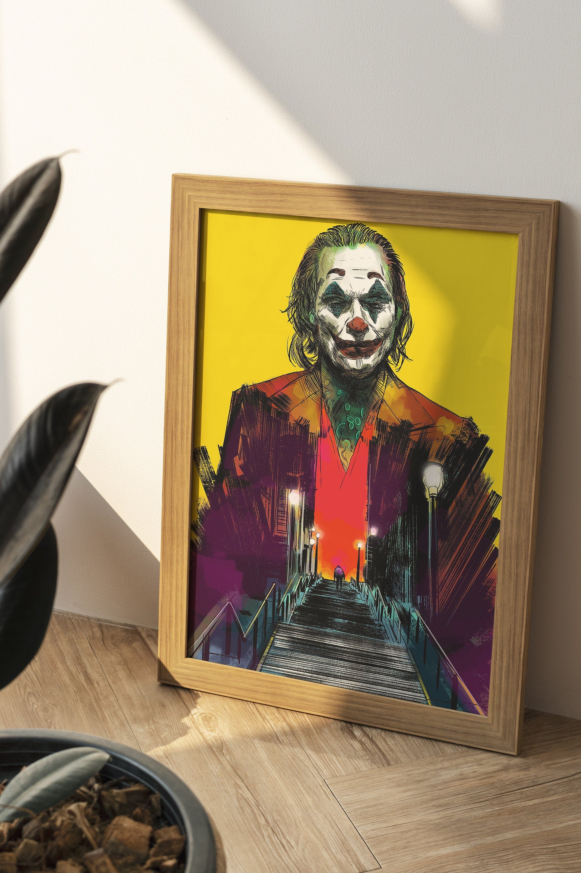 Joker Canvas Wall Art