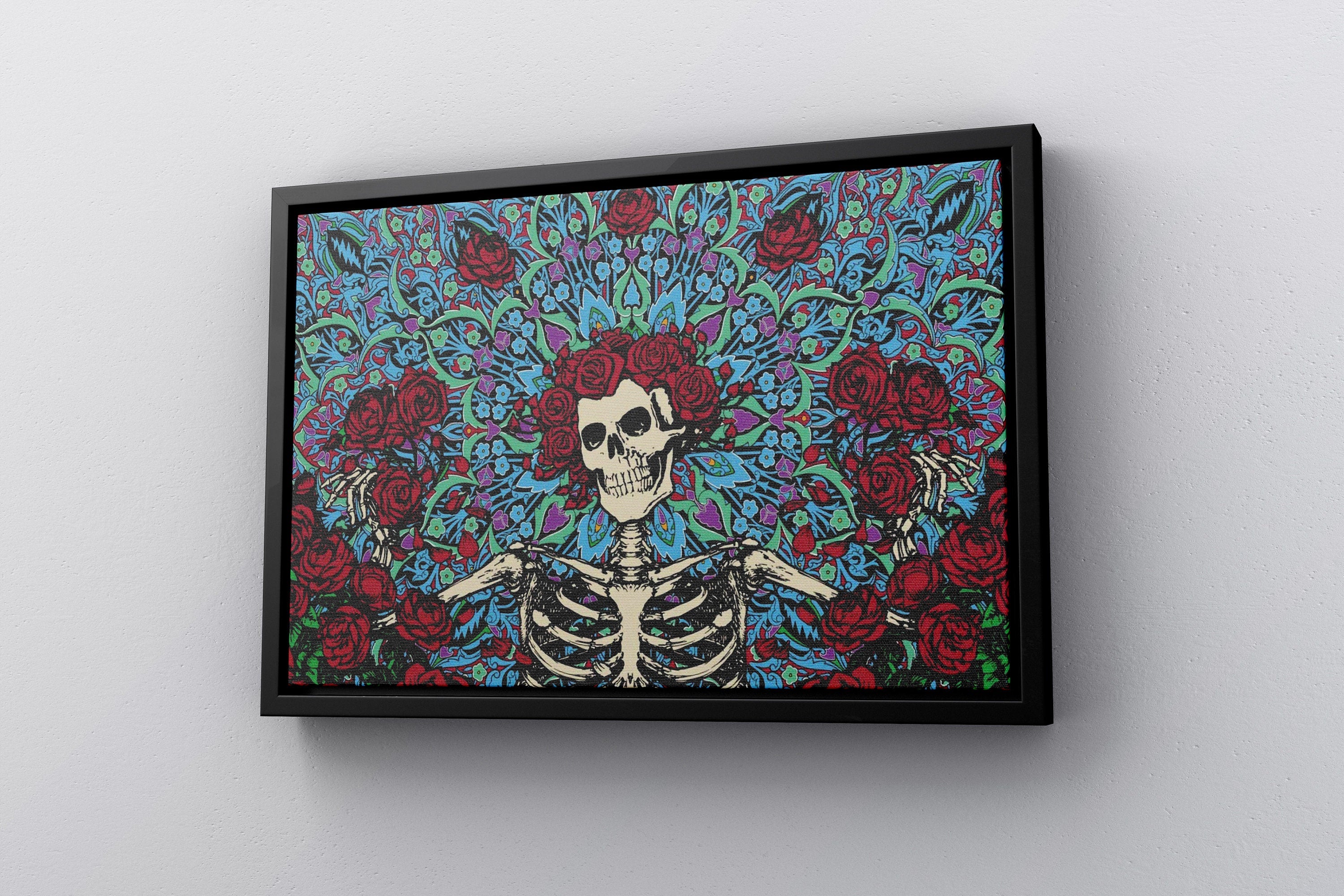 Illustrasyon Skeleton Canvas Wall Art