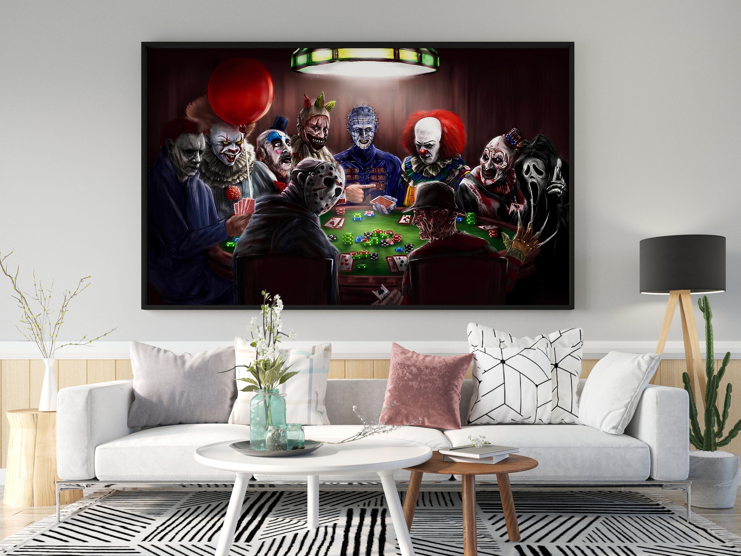 Killers Playing Card Canvas Wall Art