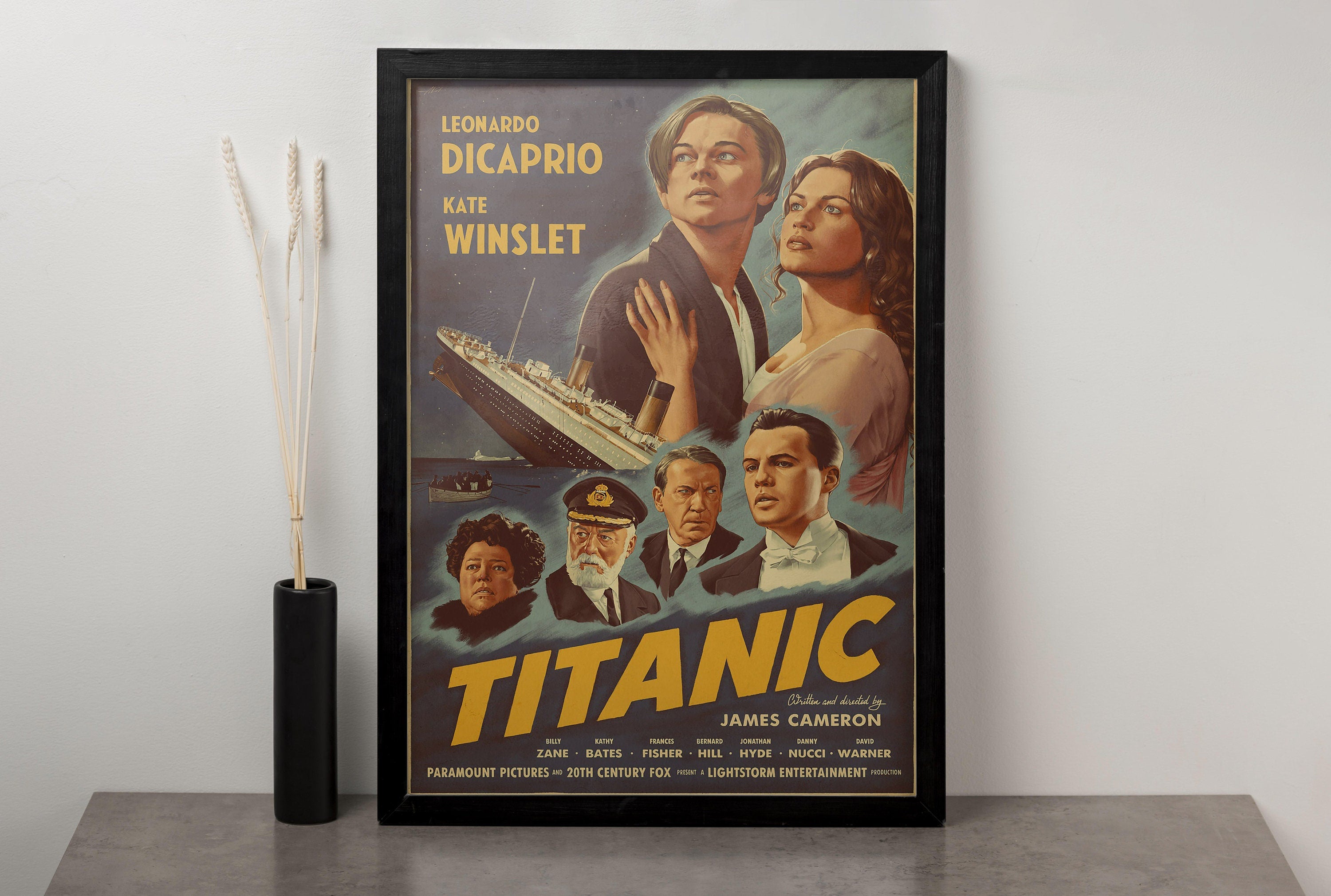 Titanic Canvas Poster Wall Art