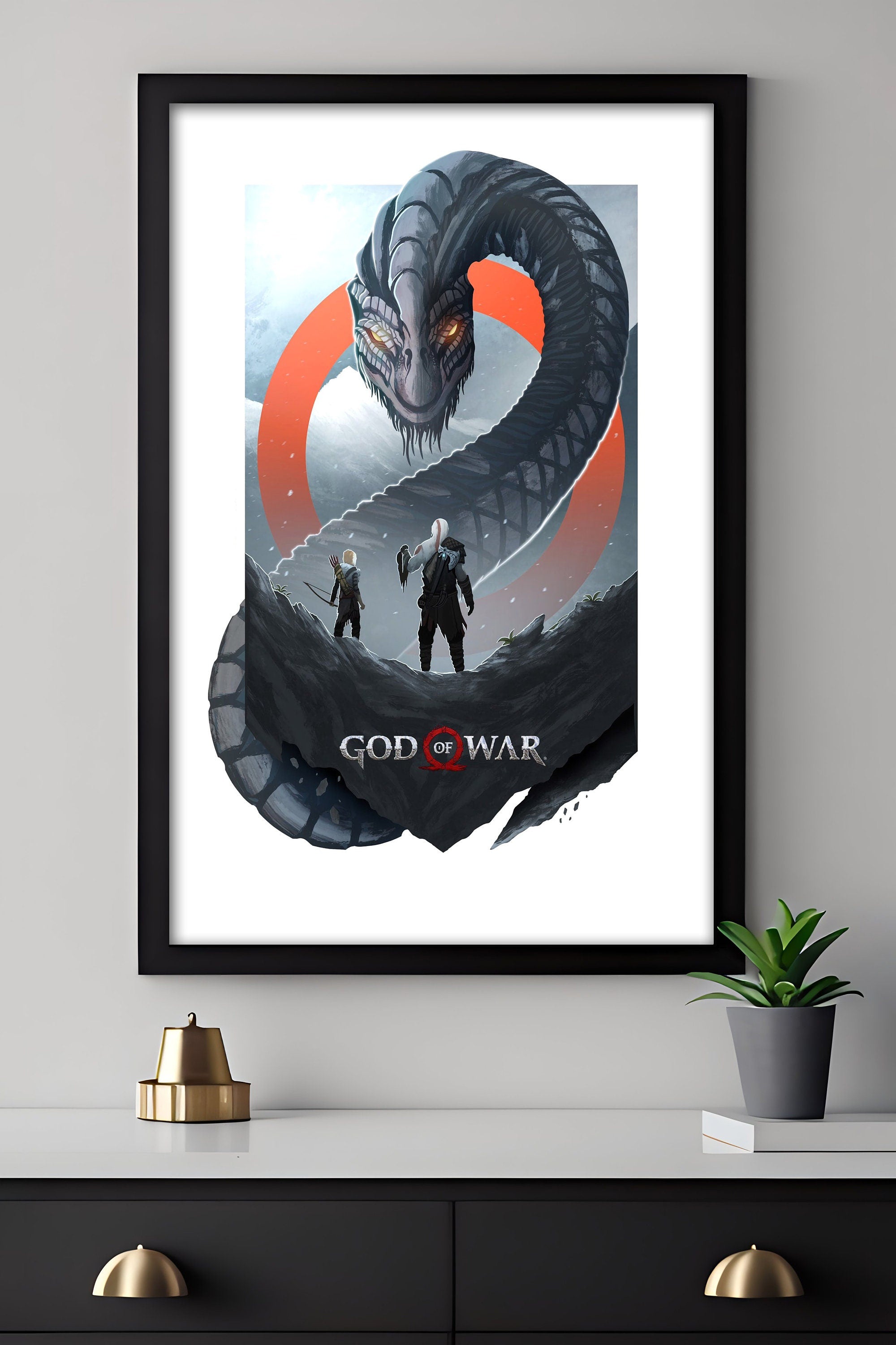 God of War Canvas Poster