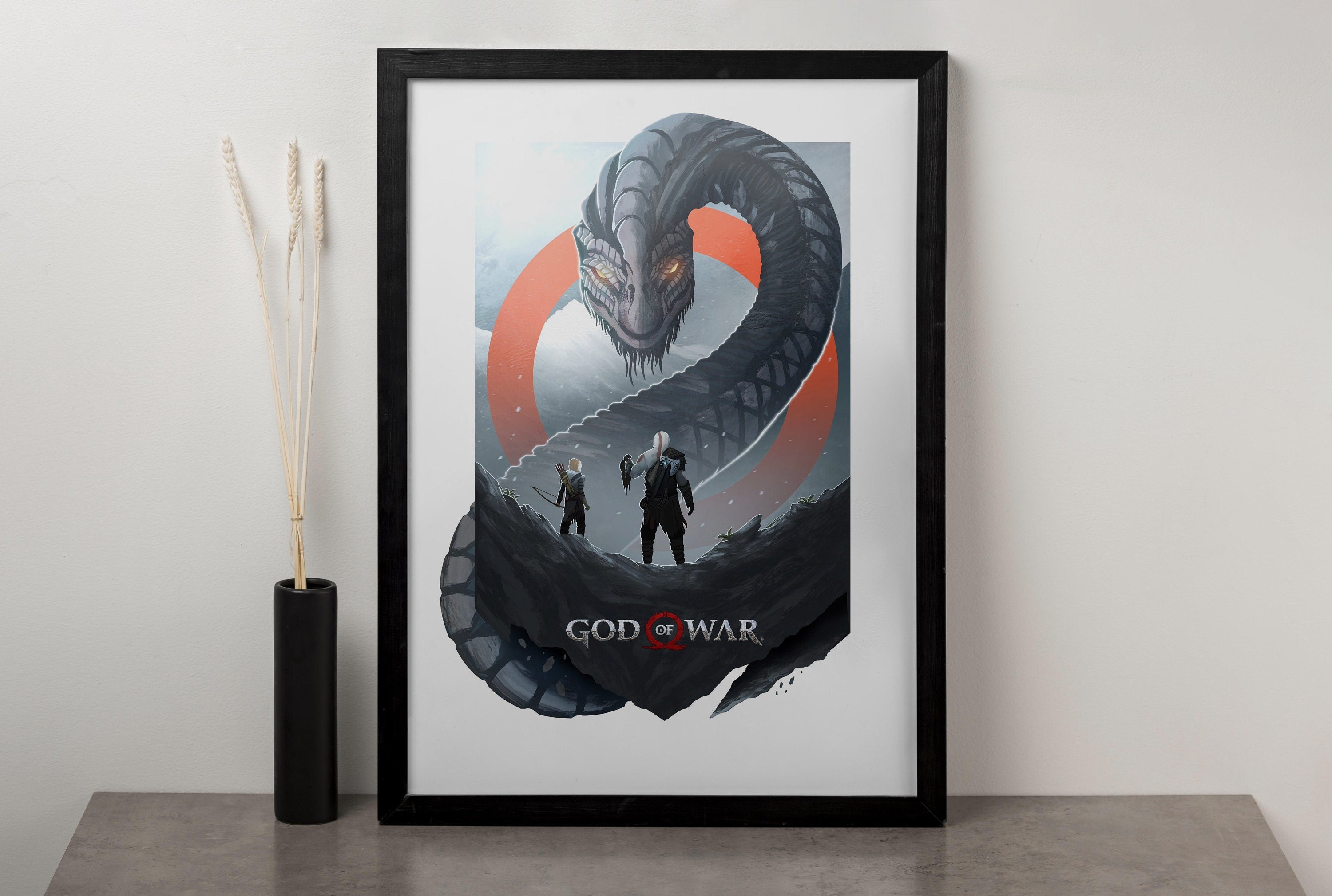 God of War Canvas Poster