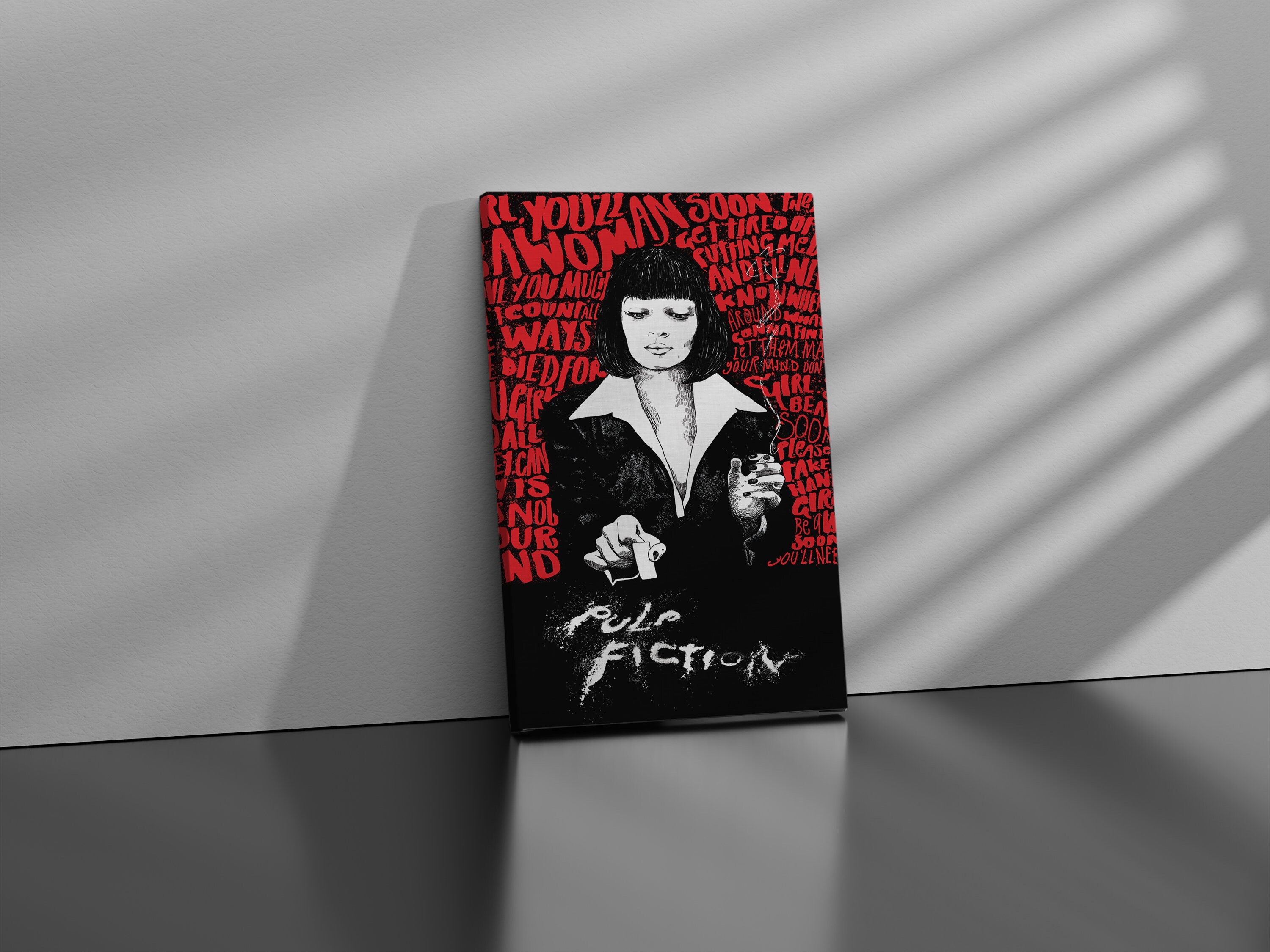 Pulp Fiction Movie Canvas Wall Art