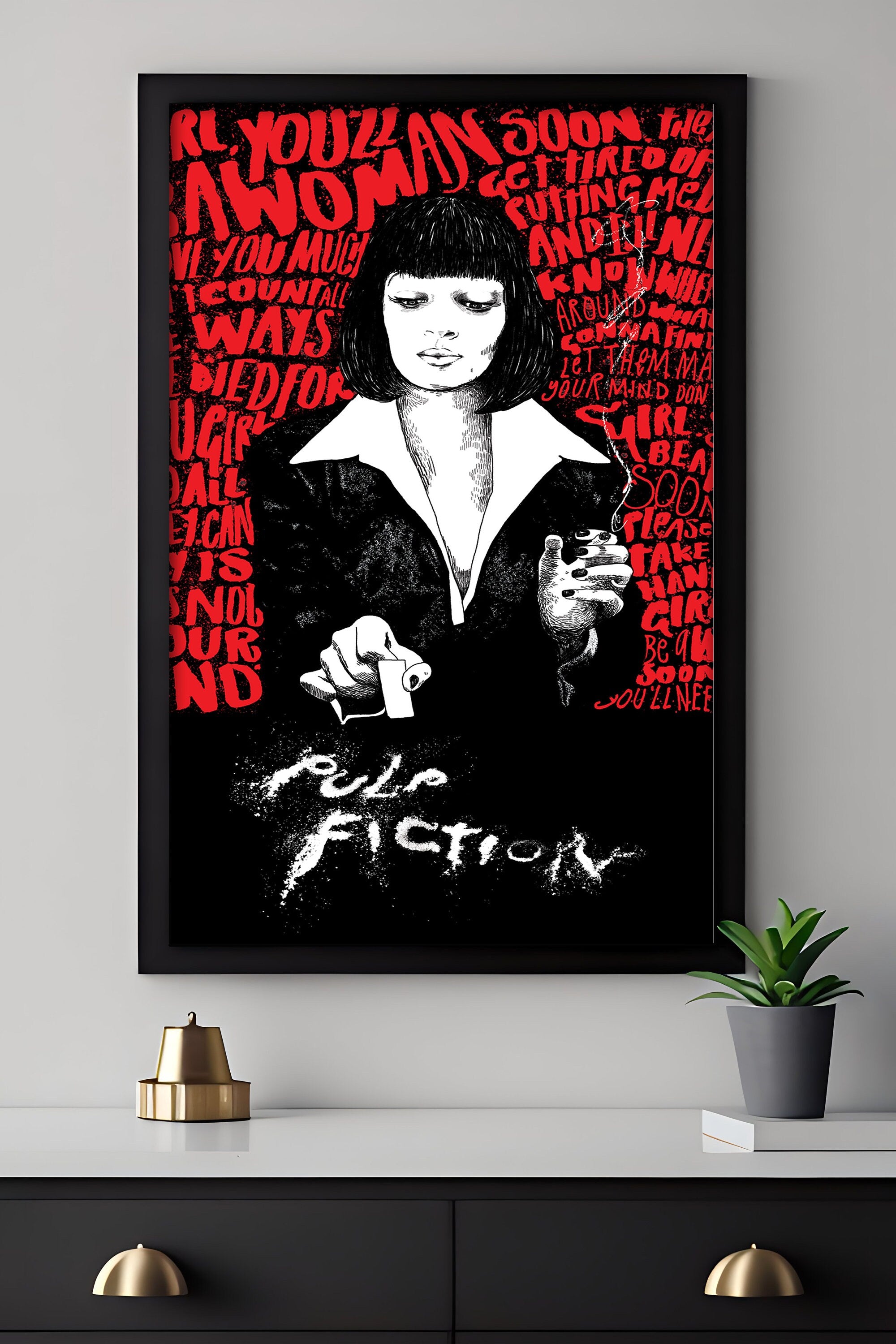 Pulp Fiction Movie Canvas Wall Art