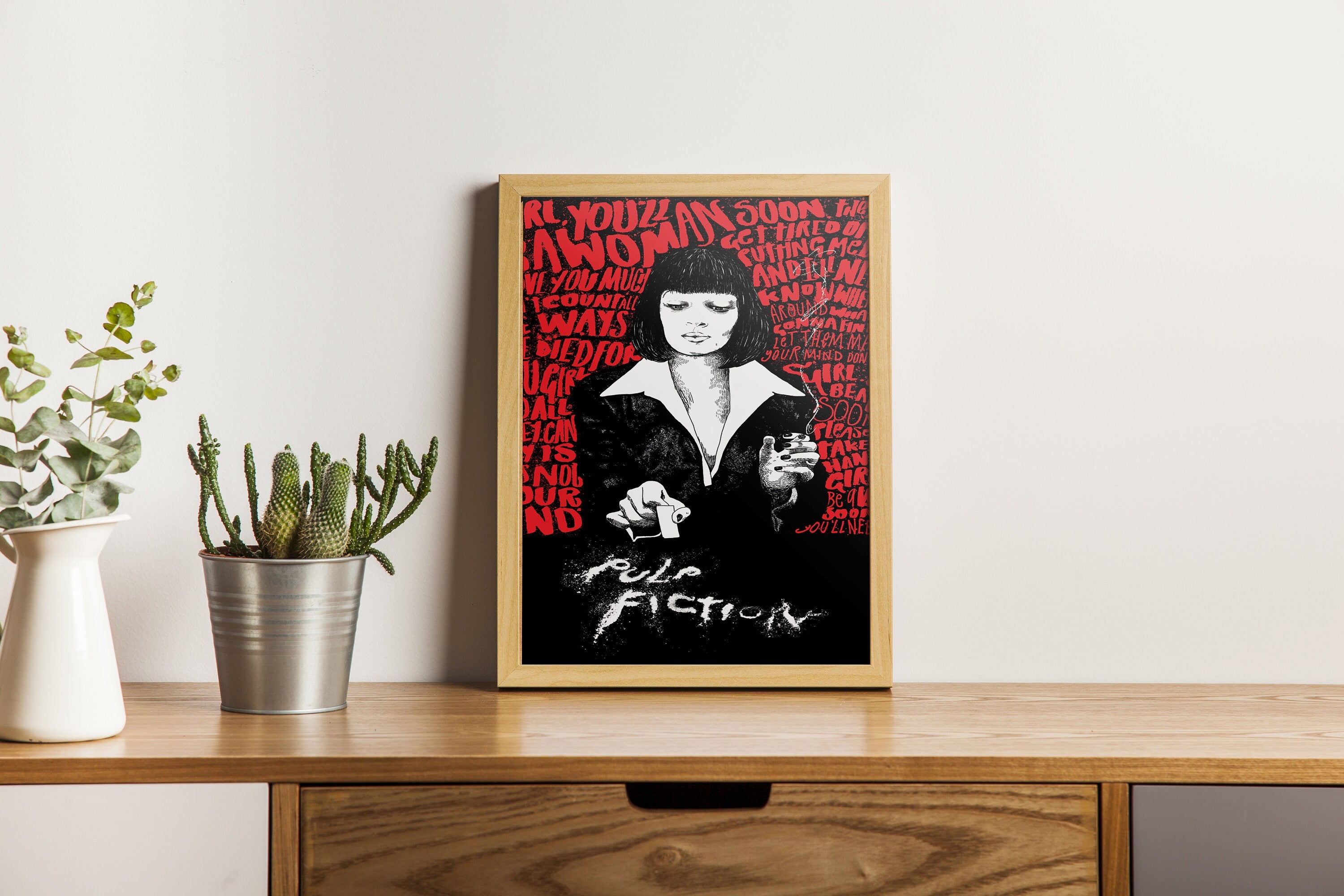 Pulp Fiction Movie Canvas Wall Art