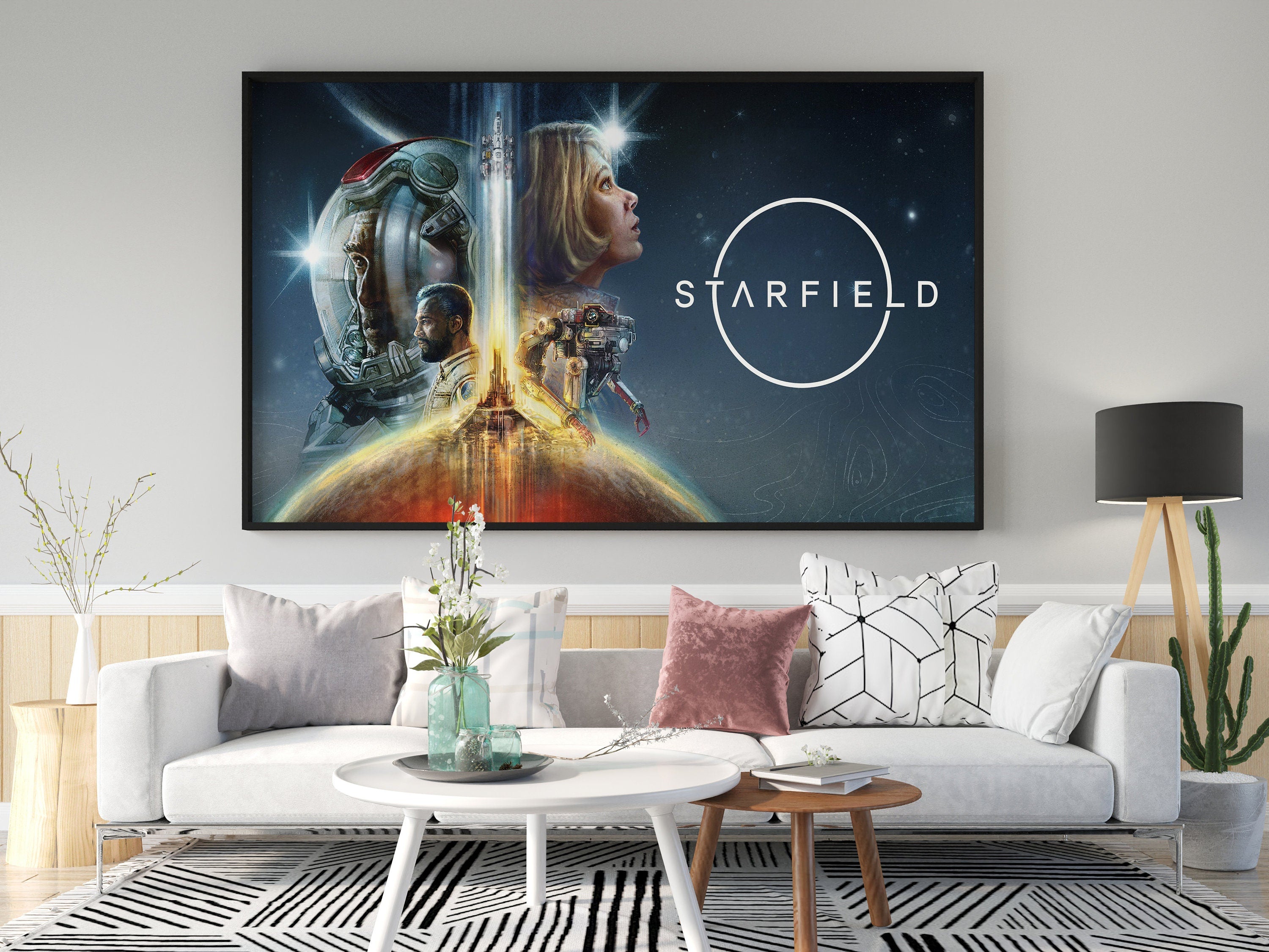 Starfield Canvas Wall Art