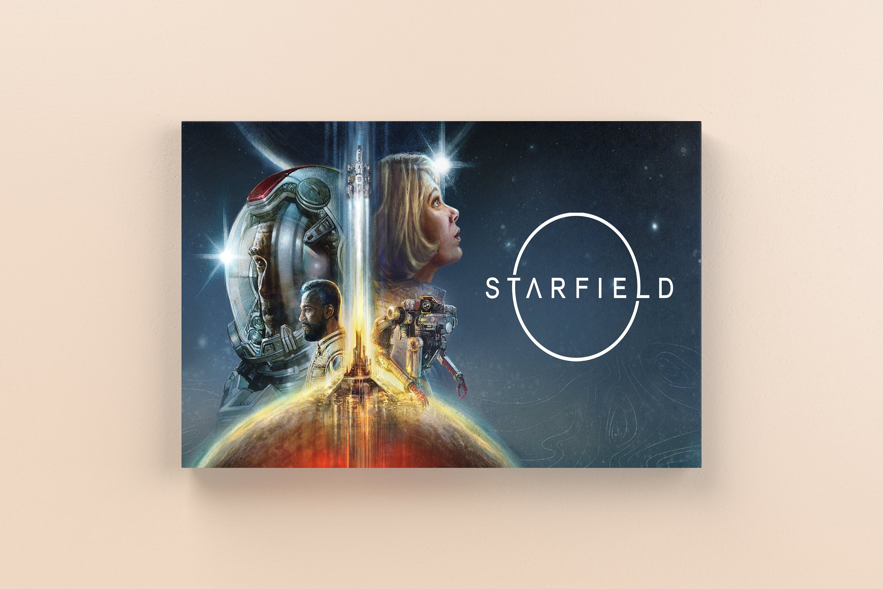 Starfield Canvas Wall Art