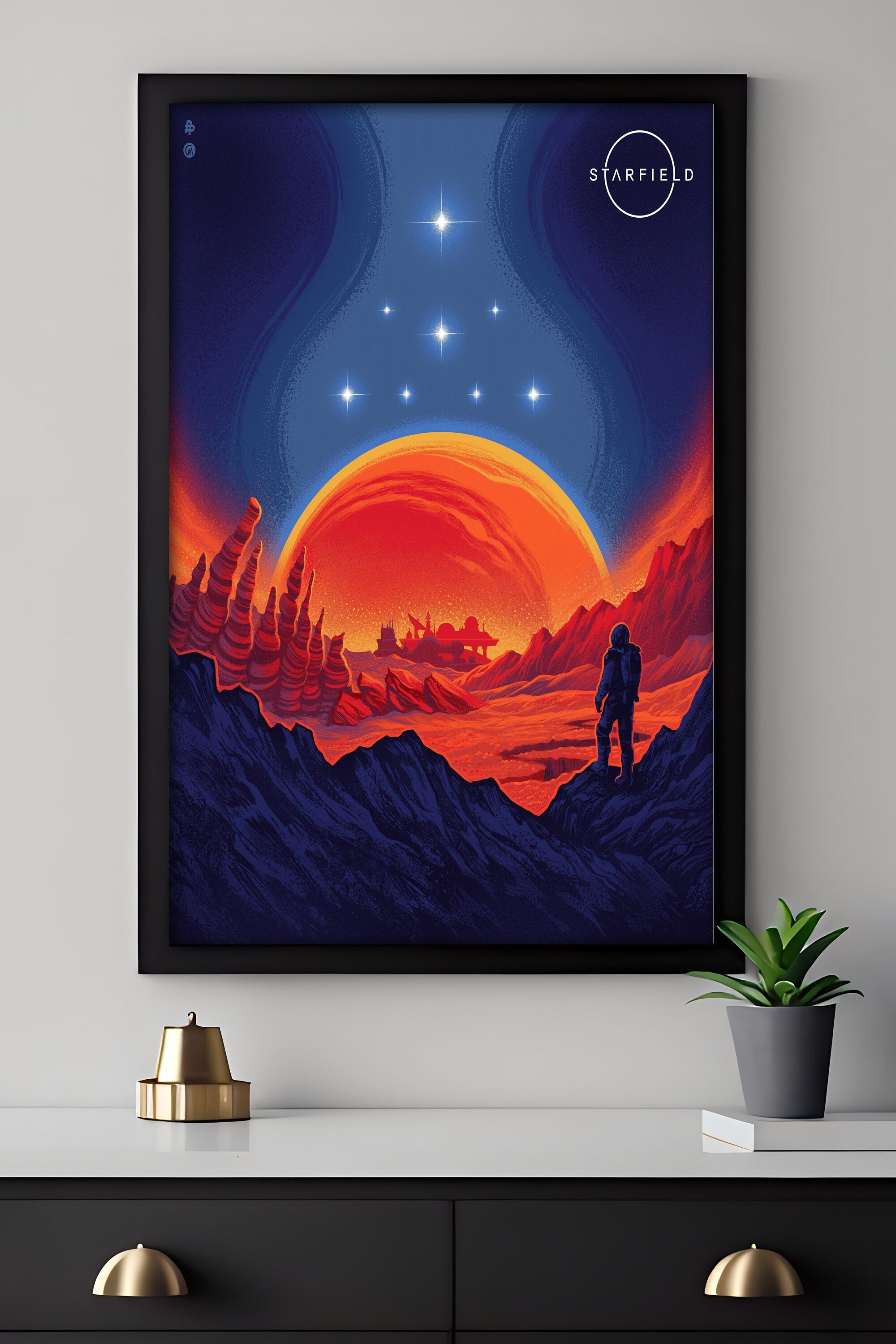 Starfield Canvas Wall Decor