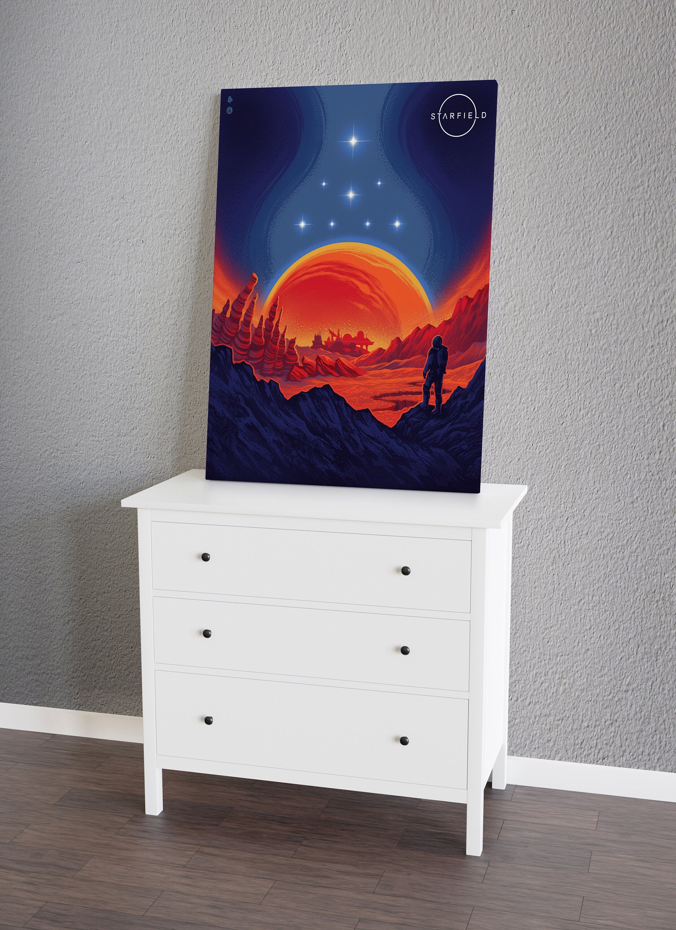 Starfield Canvas Wall Decor