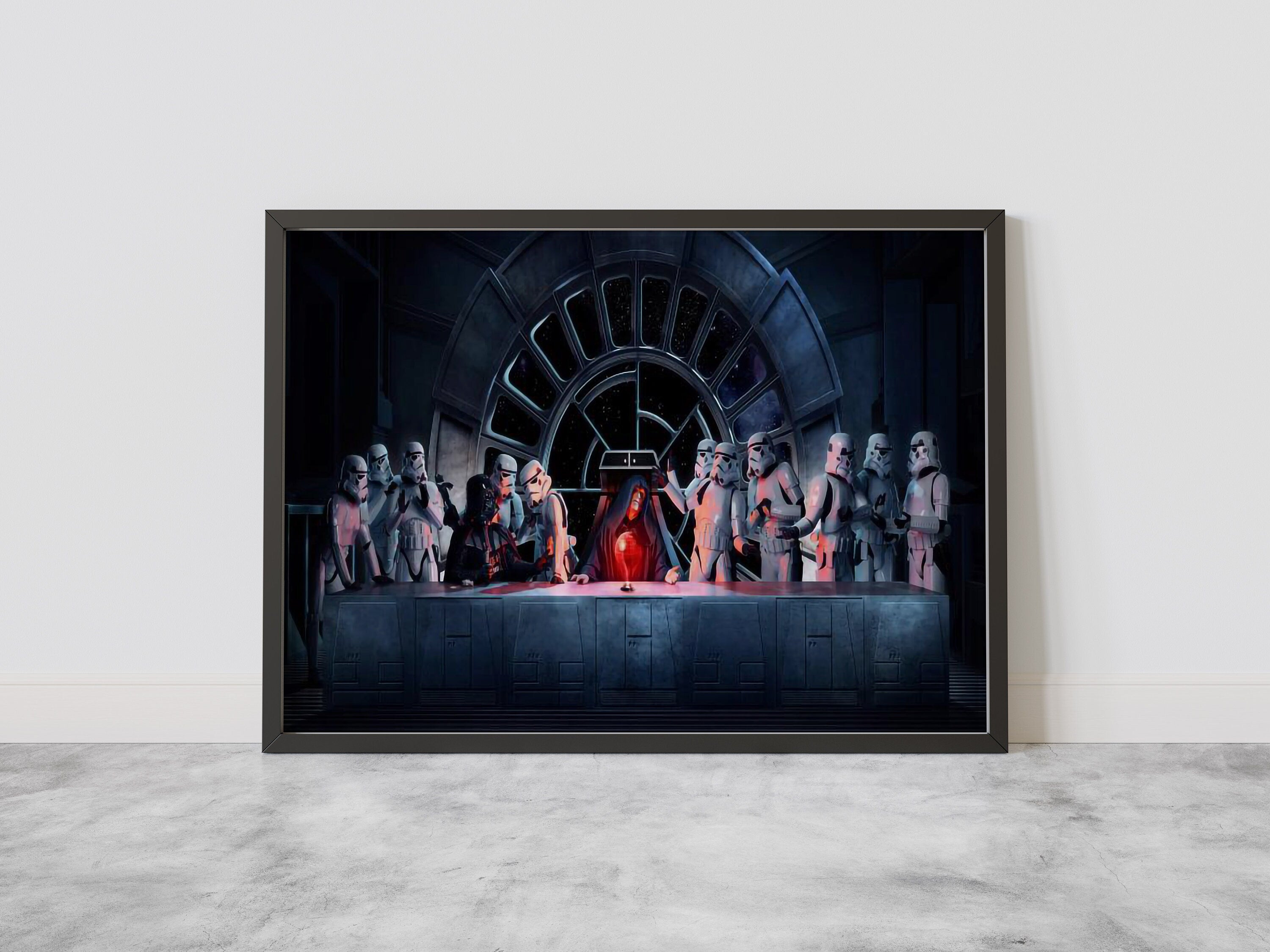 Starwars Death Star Canvas Wall Art